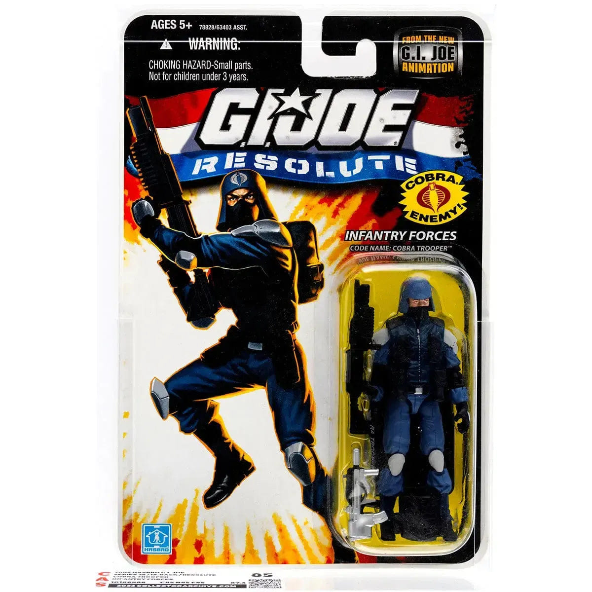 Hasbro G.I. Joe: Resolute - Infantry Forces Code Name: Cobra Trooper Action Figure - Hasbro