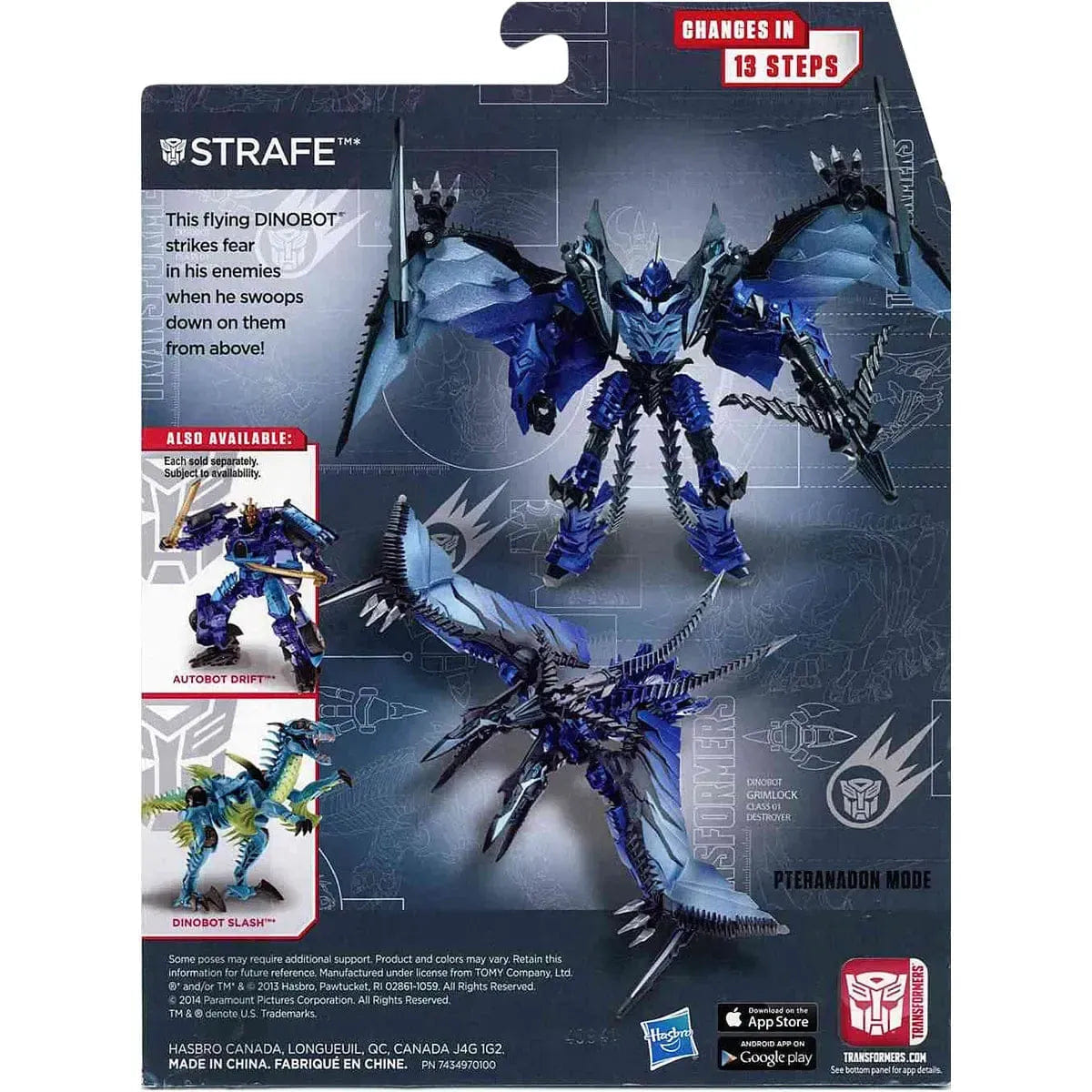 Hasbro Transformers: Age of Extinction - Strafe Action Figure (5", Deluxe Class) - Hasbro