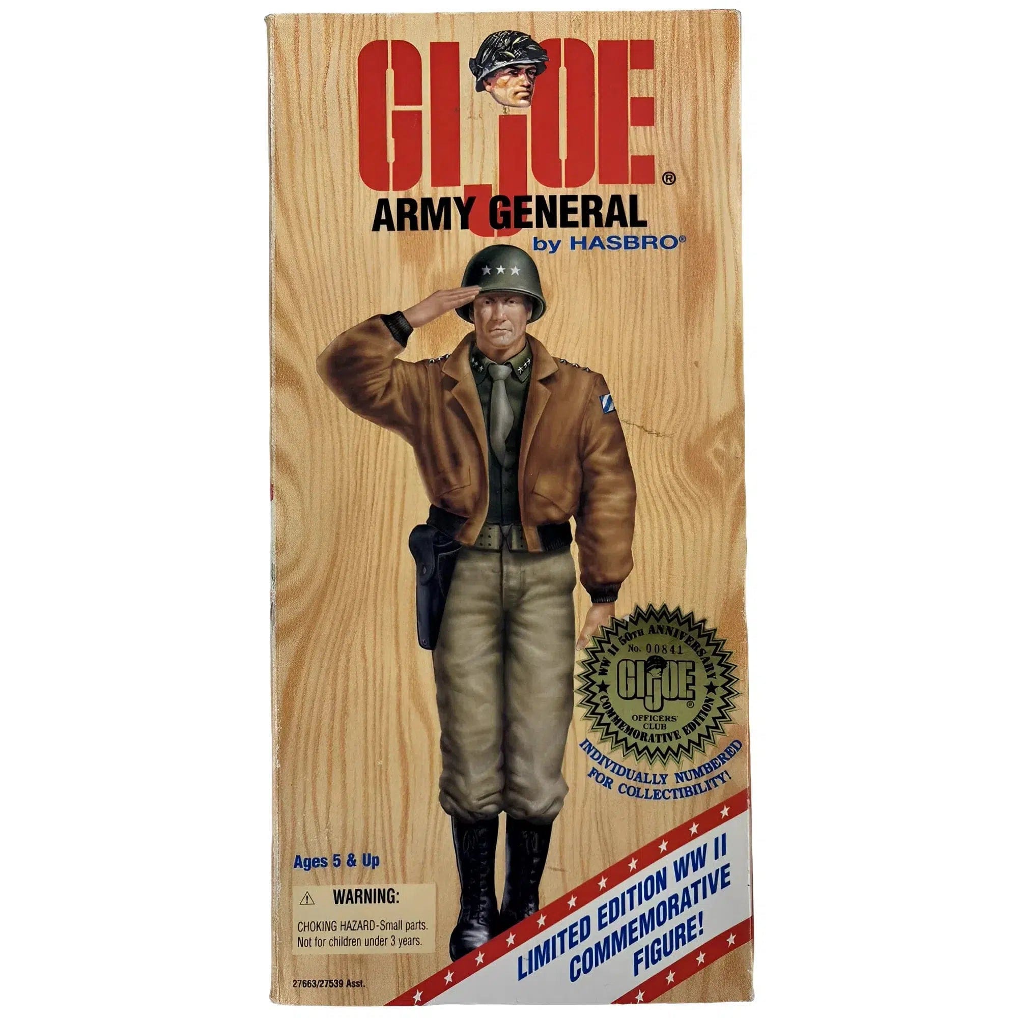 Hasbro G.I. Joe - Army General Action Figure (12") - Hasbro - WWII 50th Anniversary Commemorative Edition Series