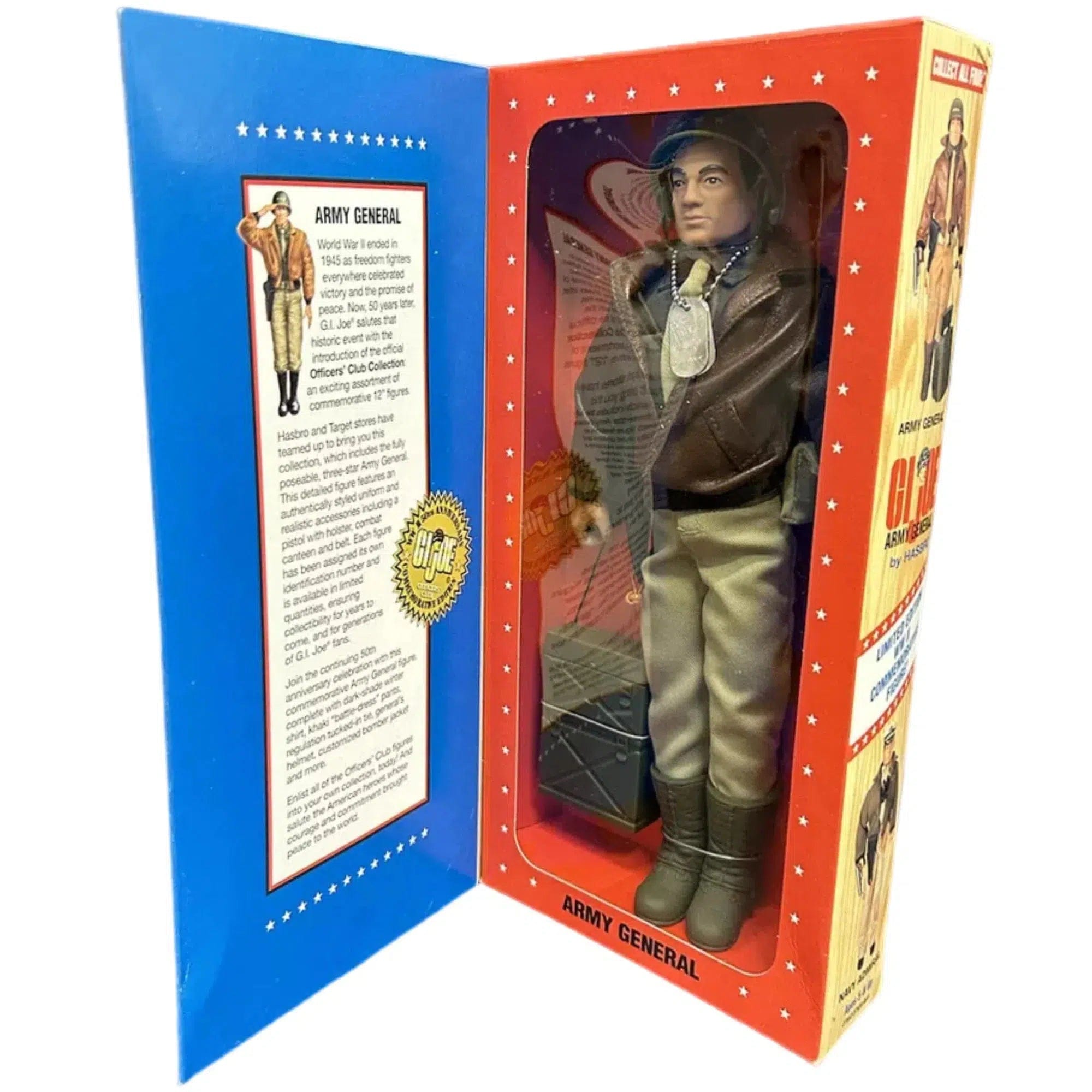 Hasbro G.I. Joe - Army General Action Figure (12") - Hasbro - WWII 50th Anniversary Commemorative Edition Series