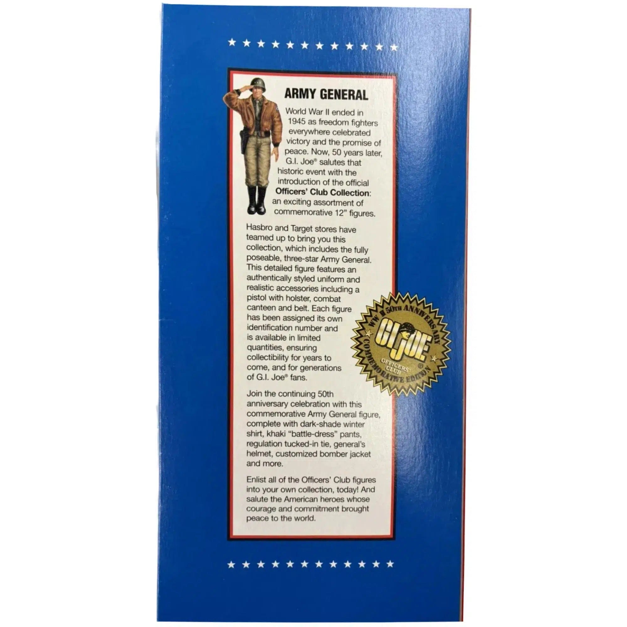 Hasbro G.I. Joe - Army General Action Figure (12") - Hasbro - WWII 50th Anniversary Commemorative Edition Series