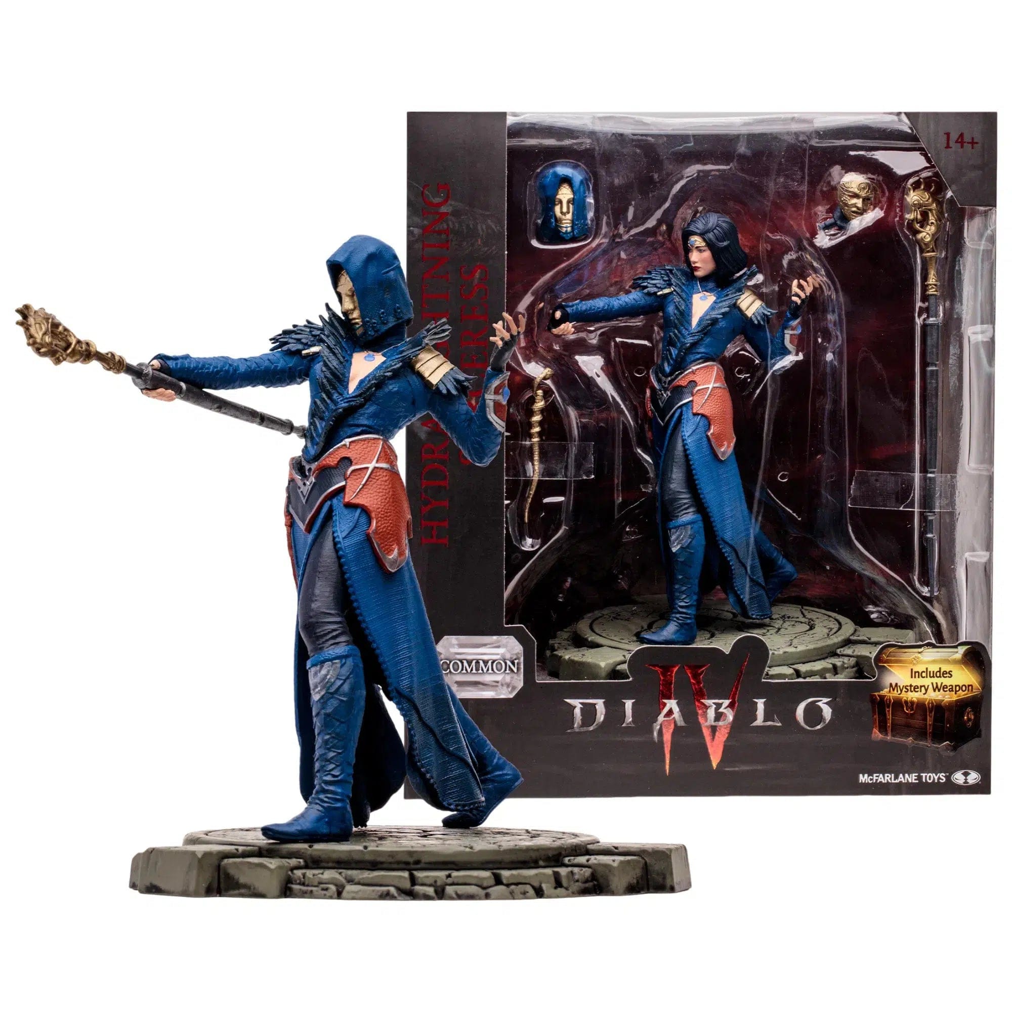 Mcfarlane Toys Diablo IV - Hydra Lightning Sorceress with Mystery Weapon Action Figure (6") - McFarlane Toys