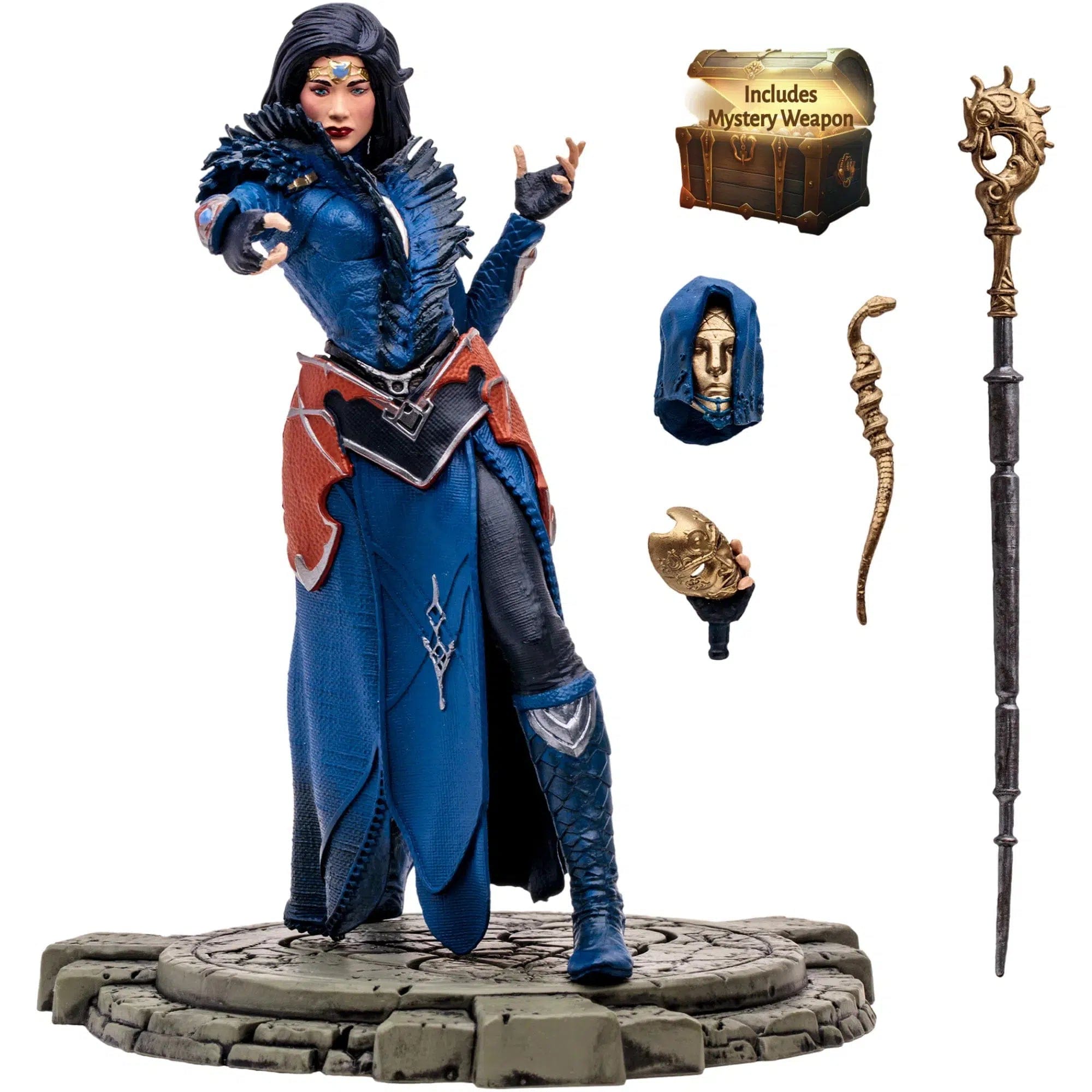 Mcfarlane Toys Diablo IV - Hydra Lightning Sorceress with Mystery Weapon Action Figure (6") - McFarlane Toys