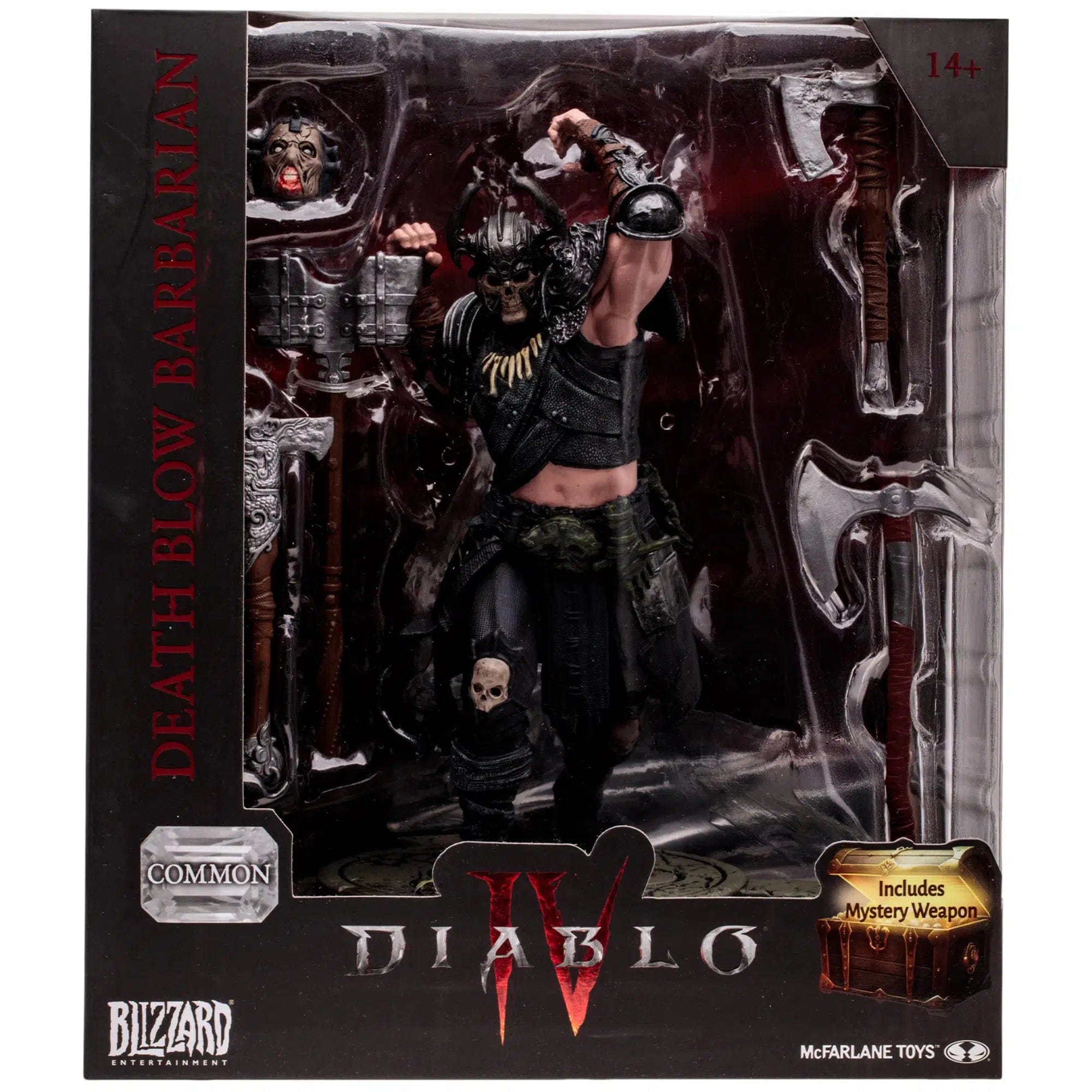Mcfarlane Toys Diablo IV - Death Blow Barbarian with Mystery Weapon Action Figure (6") - McFarlane Toys