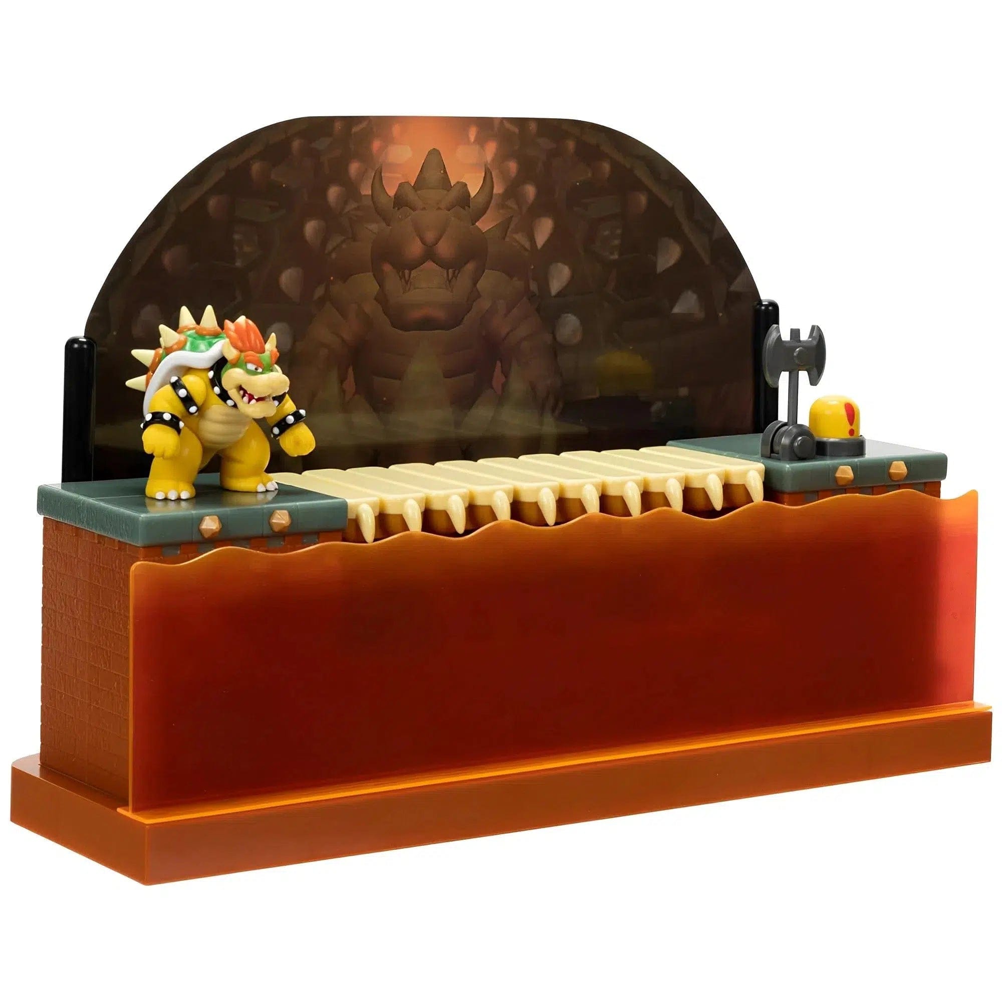 Jakks Pacific Super Mario Bros. - Deluxe Bowser Battle Playset (2.5" Scale Figures) - Jakks Pacific