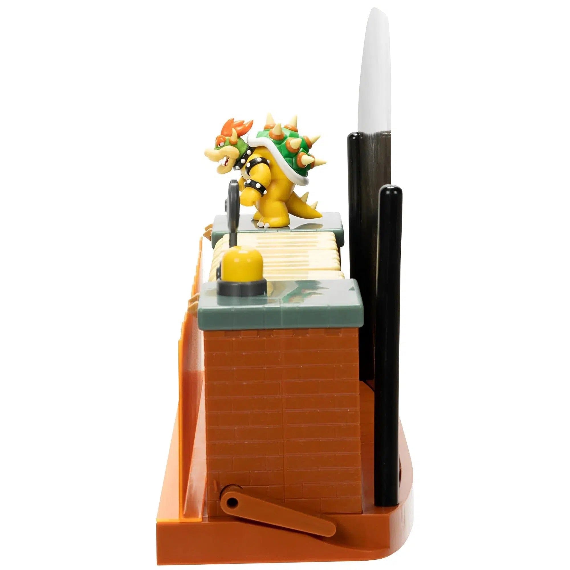 Jakks Pacific Super Mario Bros. - Deluxe Bowser Battle Playset (2.5" Scale Figures) - Jakks Pacific