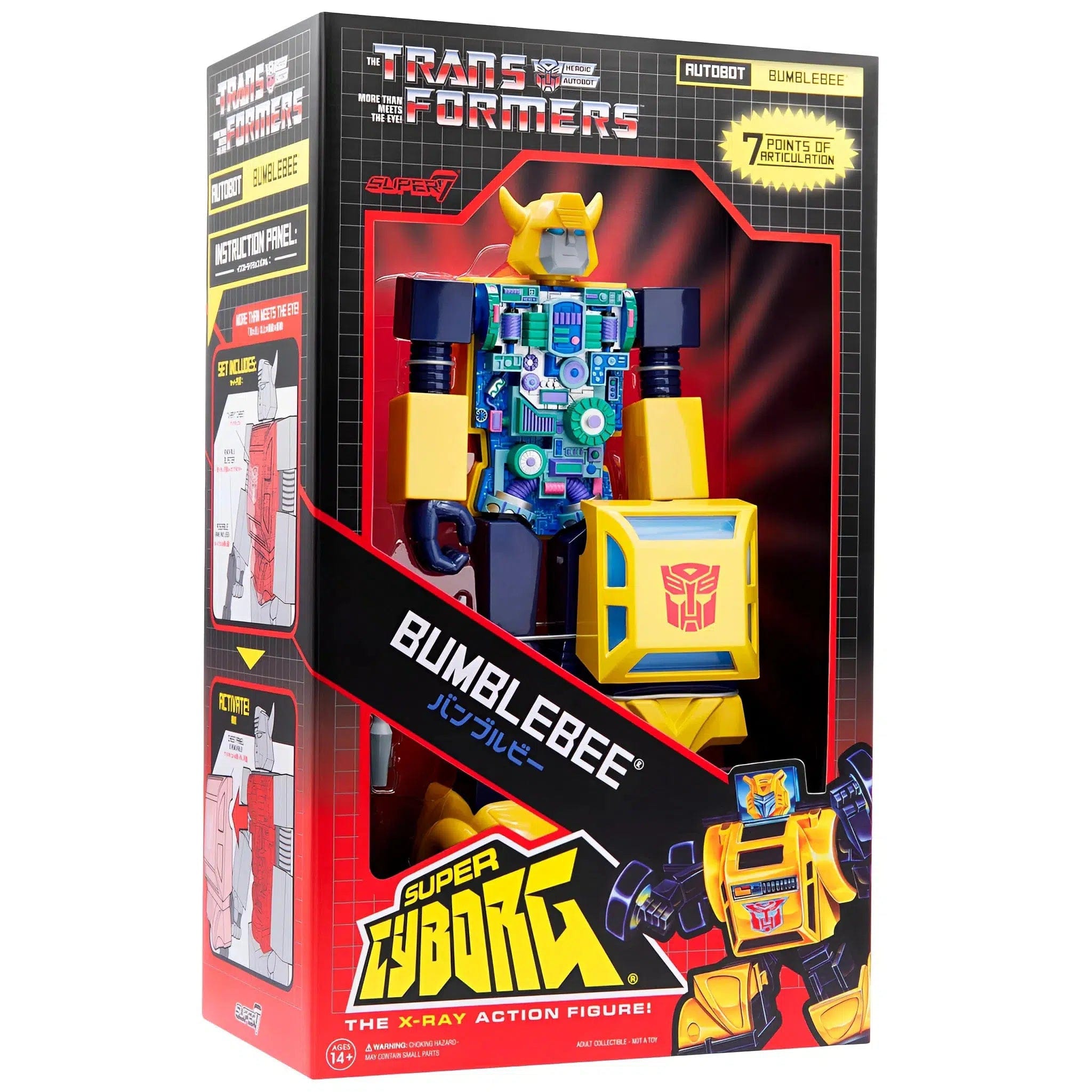 Super7 Transformers - Bumblebee Action Figure (G1 Full Color Version) - Super7 - Super Cyborg Series