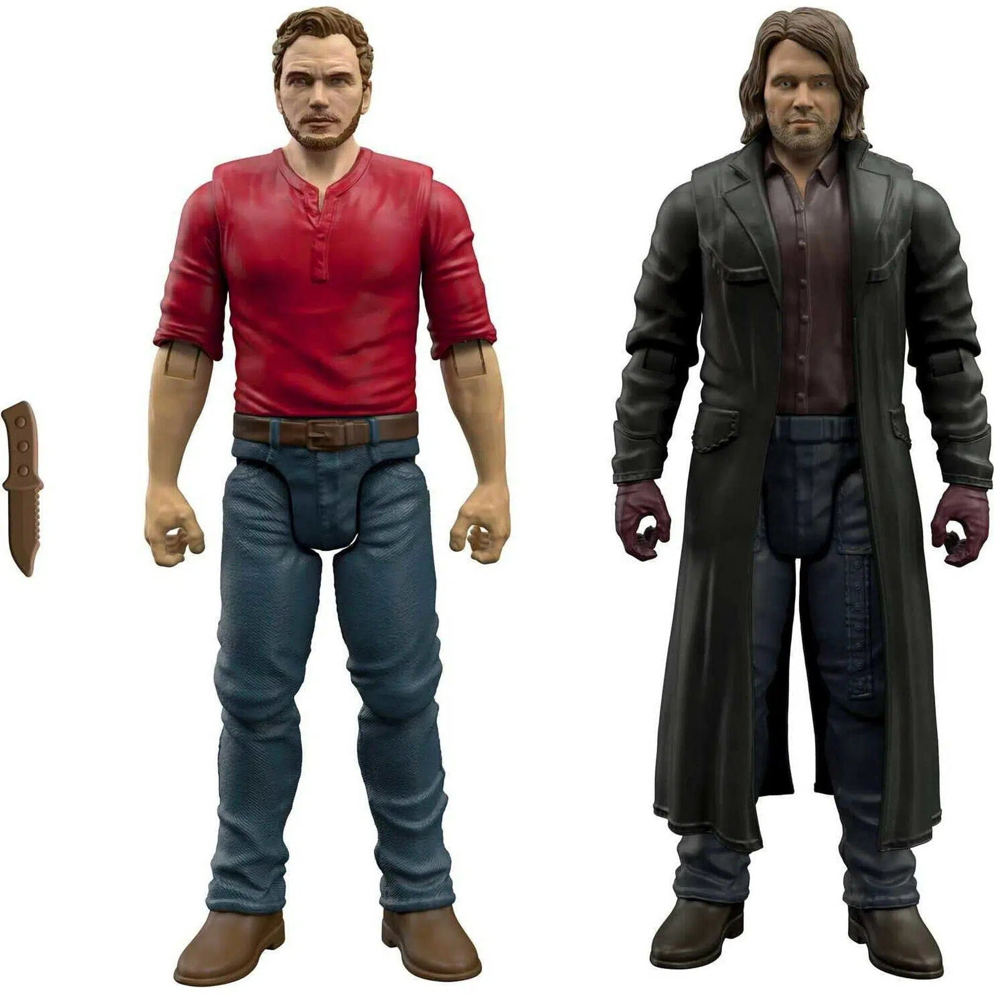 Mattel Jurassic World Dominion - Owen & Velociraptor Blue Pursuit Action Figure Pack - Mattel - Extreme Damage Series