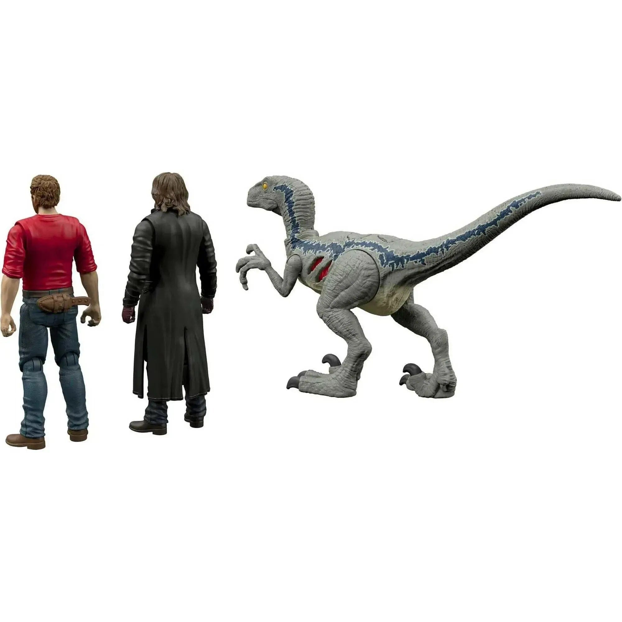 Mattel Jurassic World Dominion - Owen & Velociraptor Blue Pursuit Action Figure Pack - Mattel - Extreme Damage Series