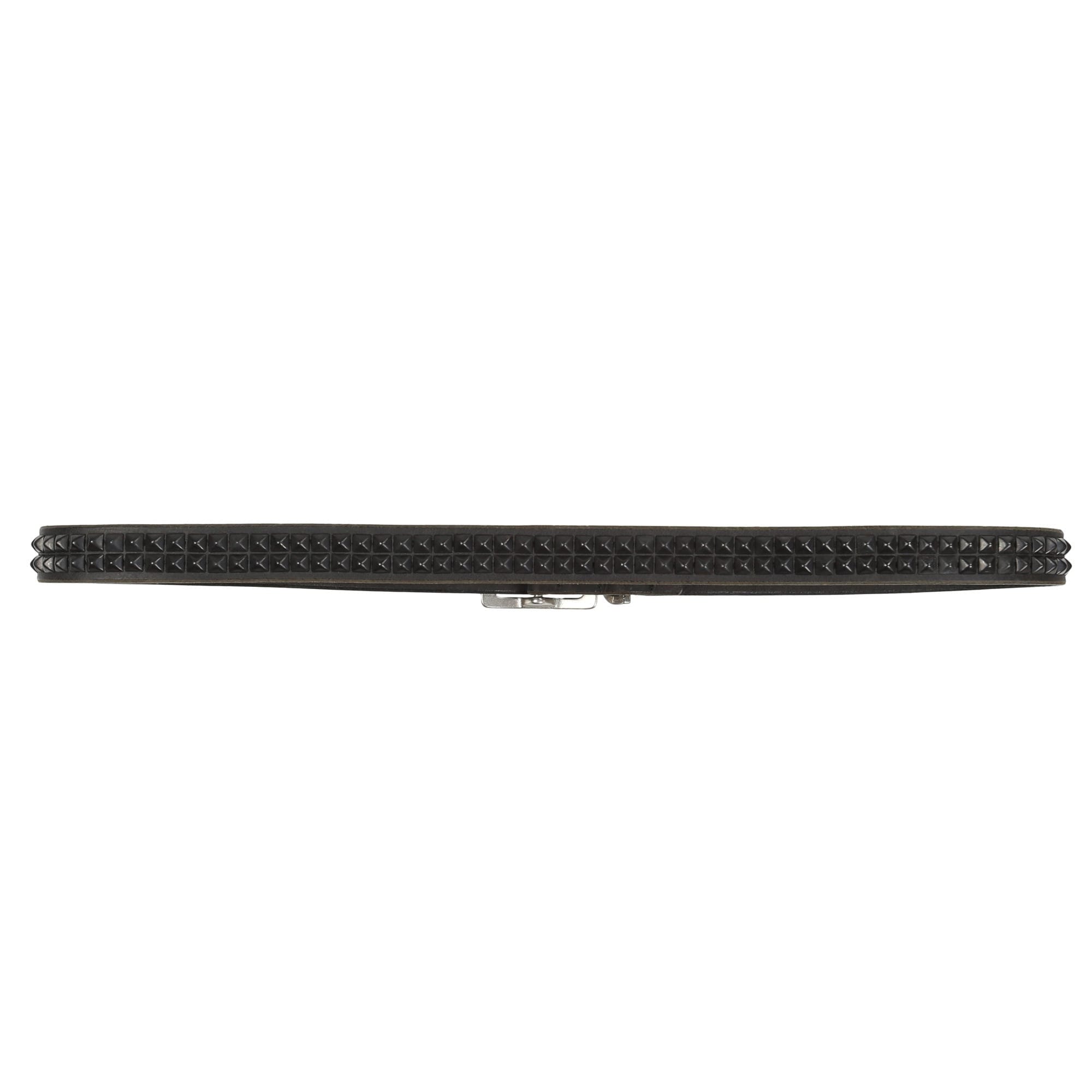 Neighborhood Double Studs Belt - Black
