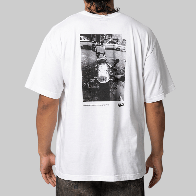 Neighborhood NH x Osamu Nagahama . T-Shirt SS - 2 - White