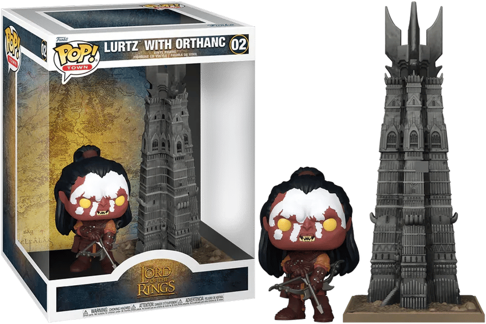 Funko The Lord of the Rings - Lurtz with Orthanc Pop! Town