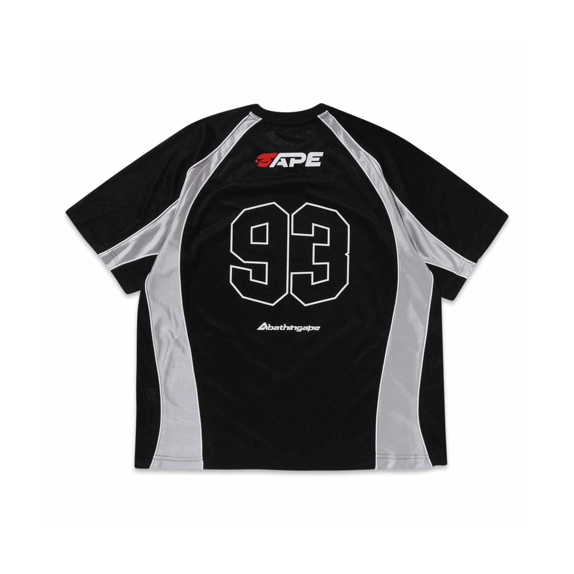 A Bathing Ape BAPE Solid Camo Jacquard Multilogo Relaxed Fit Football Jersey Black (2025)