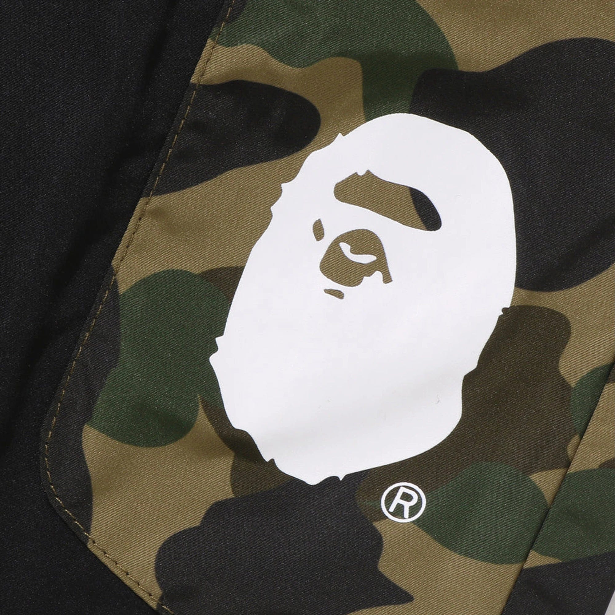 A Bathing Ape BAPE 1st Camo Relaxed Fit Track Pants Green