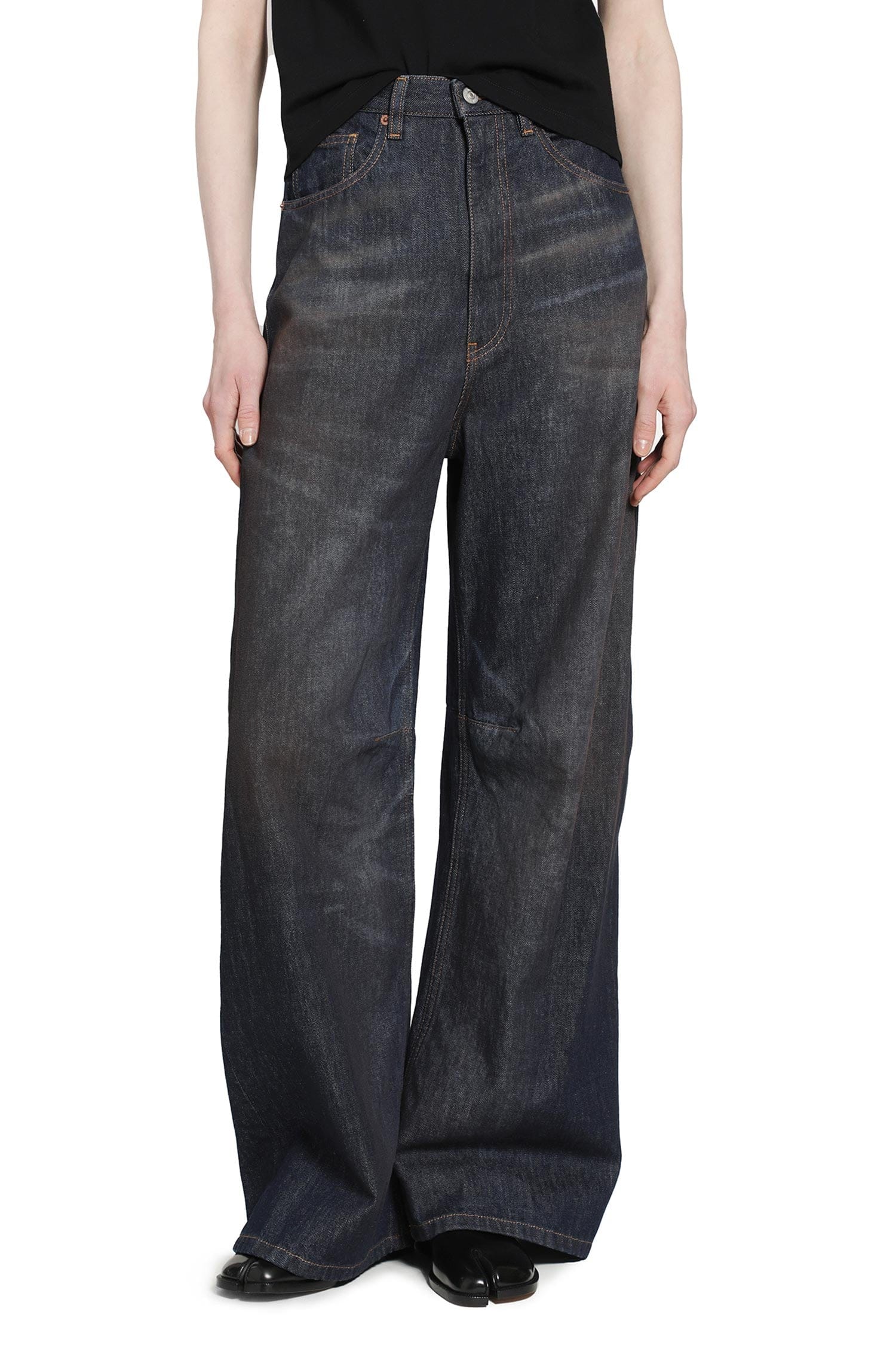 MM6 Maison Margiela Wide Leg Jeans
