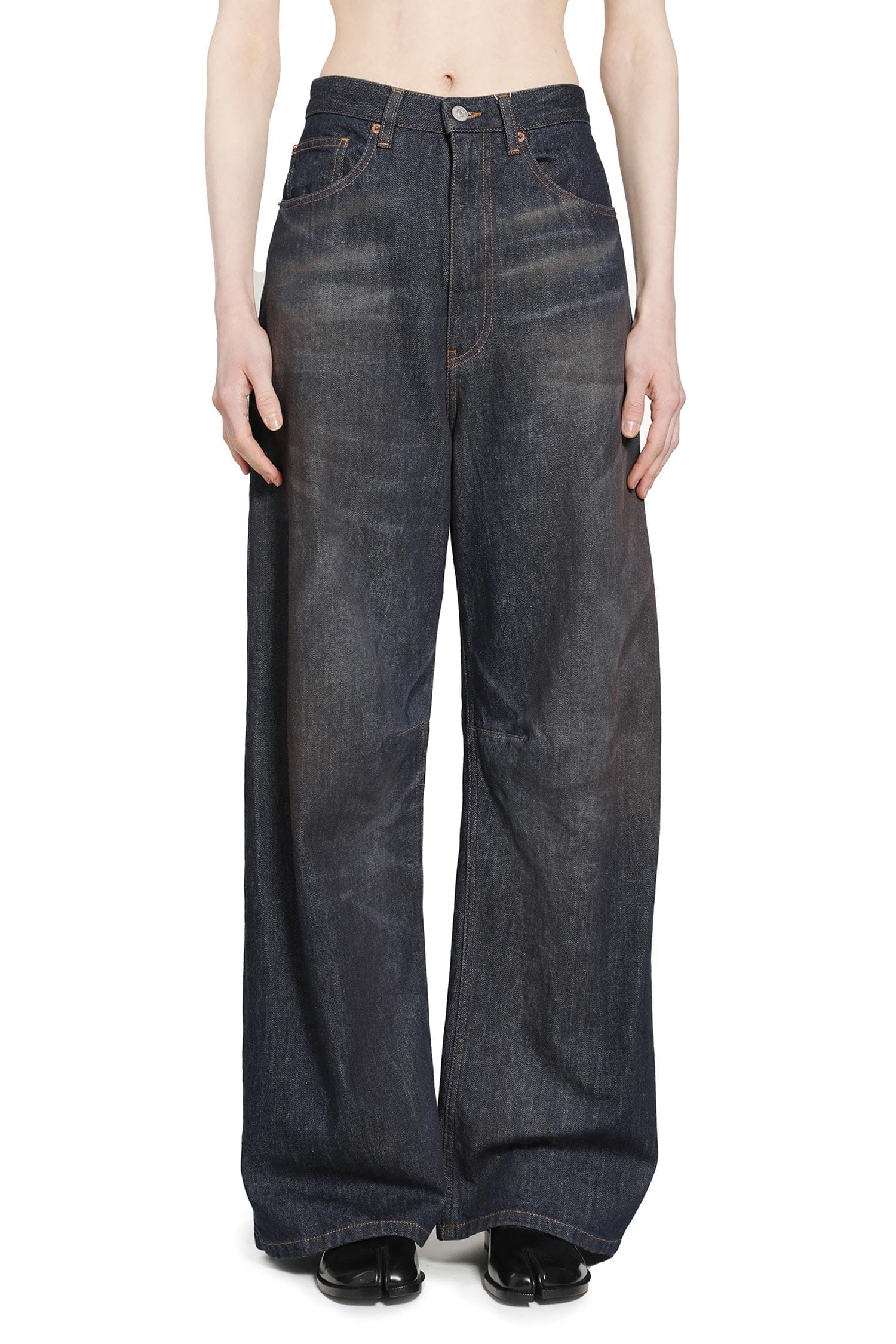 MM6 Maison Margiela Wide Leg Jeans