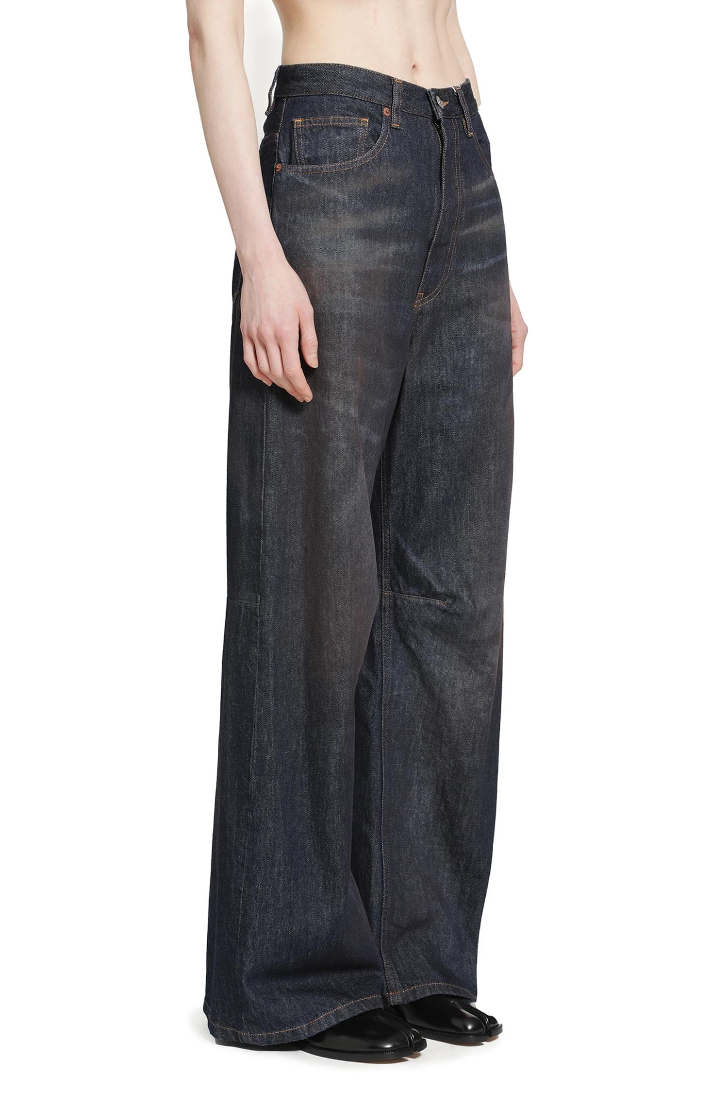 MM6 Maison Margiela Wide Leg Jeans