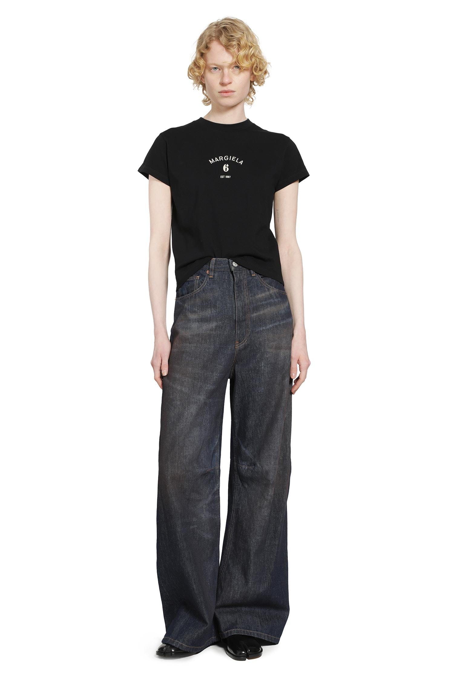 MM6 Maison Margiela Wide Leg Jeans