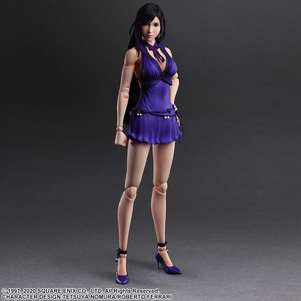 Square Enix Play Arts Kai Final Fantasy VII Remake Tifa Lockhart Dress Ver. Action Figure