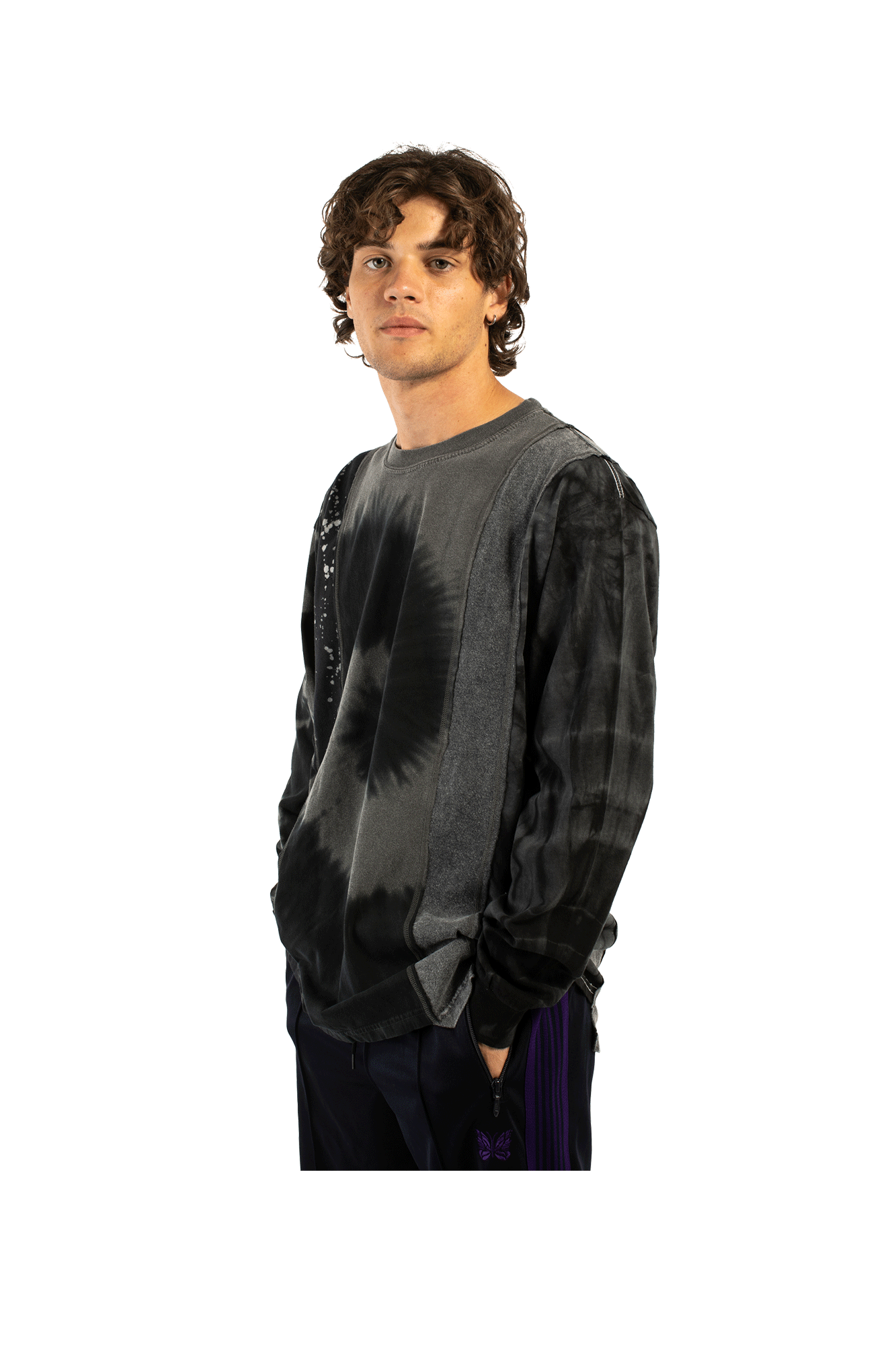Needles B&W Mishmash 5 Cuts Longsleeve T-Shirt