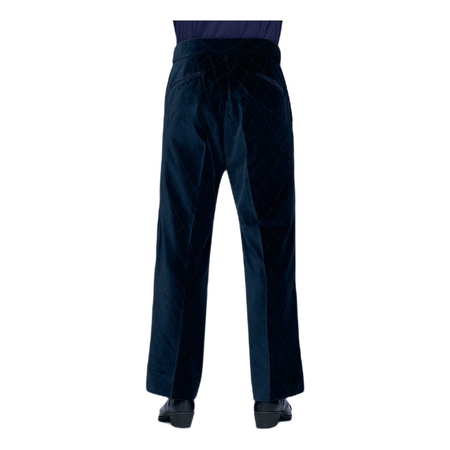 Needles Side Tab Trouser Pe/c Velvet / Blue