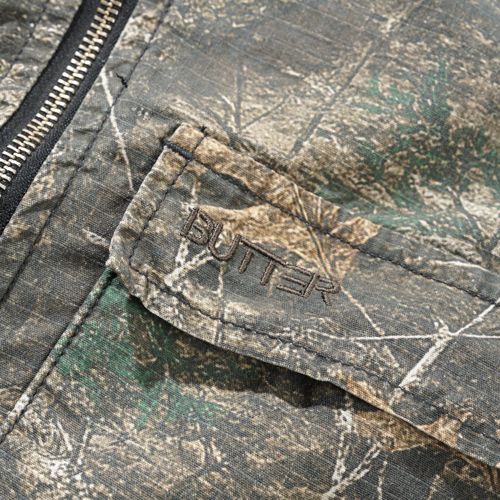 Butter Goods Ripstop Chore Jacket Forest Camo