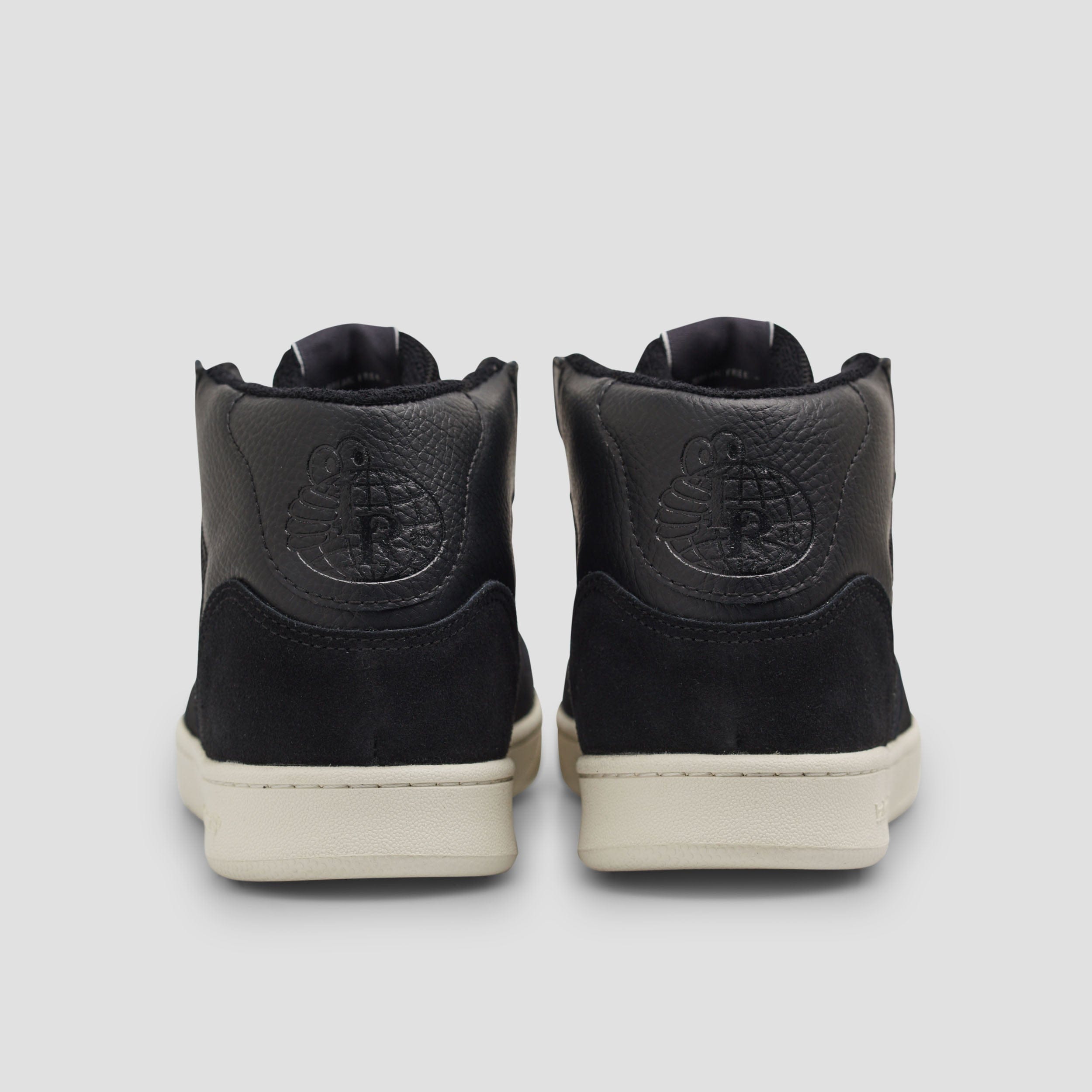 Last Resort AB CM002 MID Skate Shoes Black / White