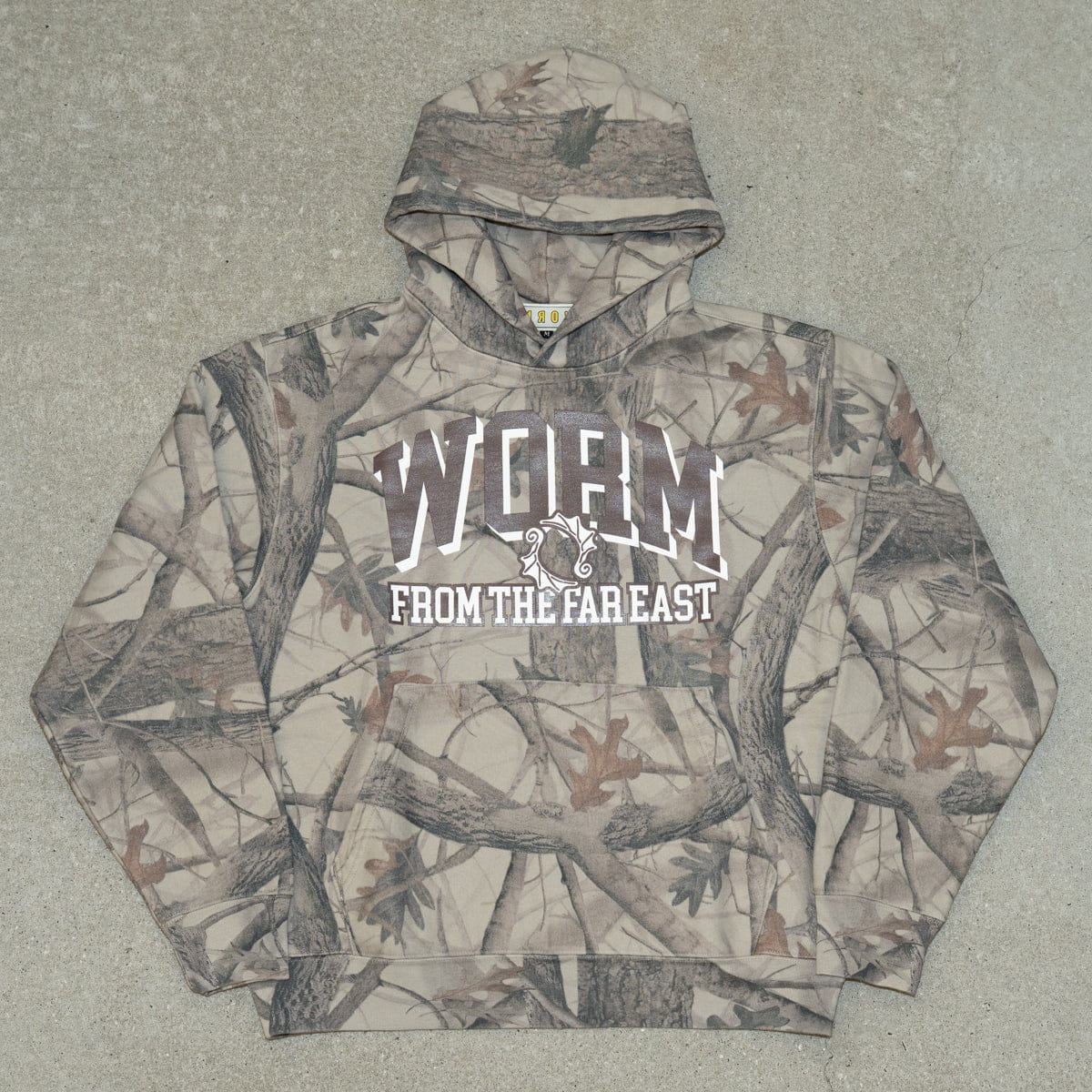 Logo WORM COLLEGE LOGO HOODIE (CAMO)
