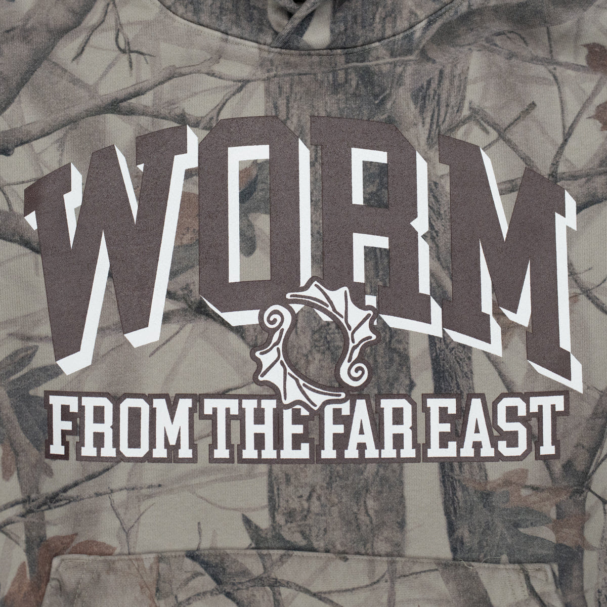 Logo WORM COLLEGE LOGO HOODIE (CAMO)