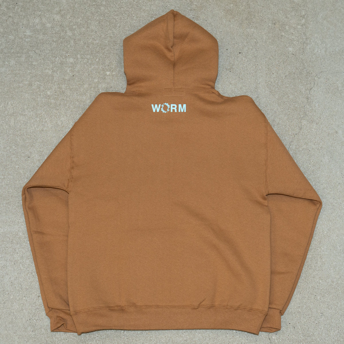 Logo WORM LOGO HOODIE 2025 (BROWN)