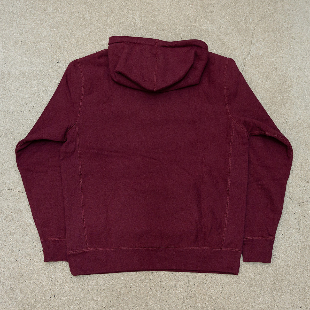 Logo WORM Logo Hoodie Maroon