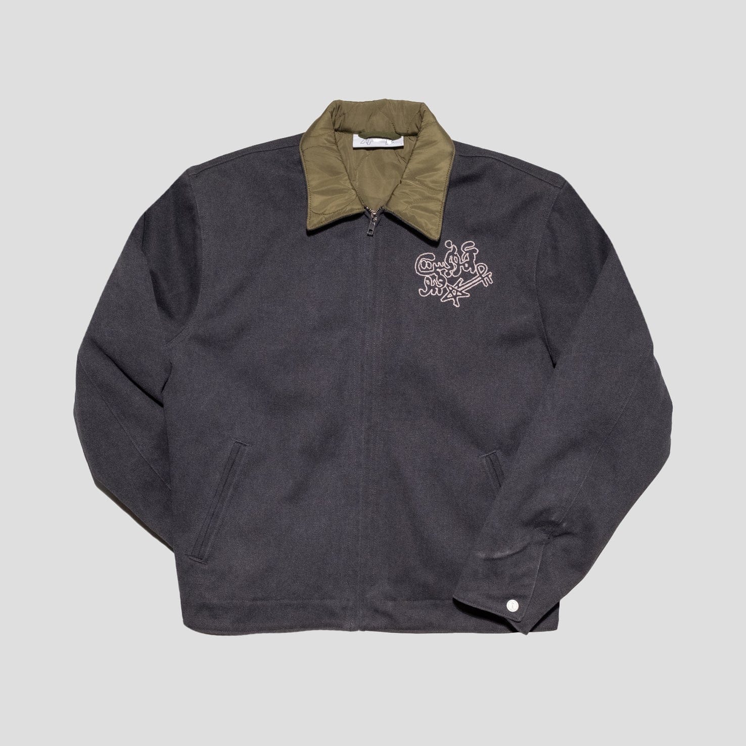 Amongst Few x Precious Trust - Chain Stitch Workwear Jacket (Black)