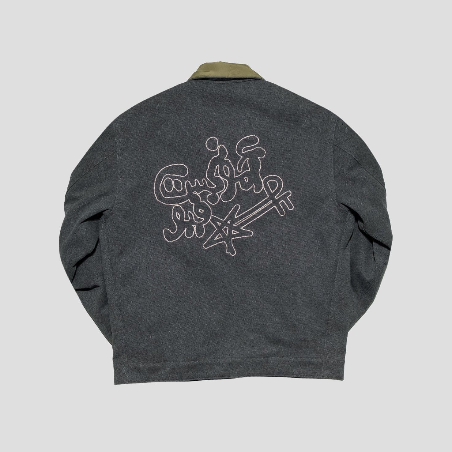 Amongst Few x Precious Trust - Chain Stitch Workwear Jacket (Black)