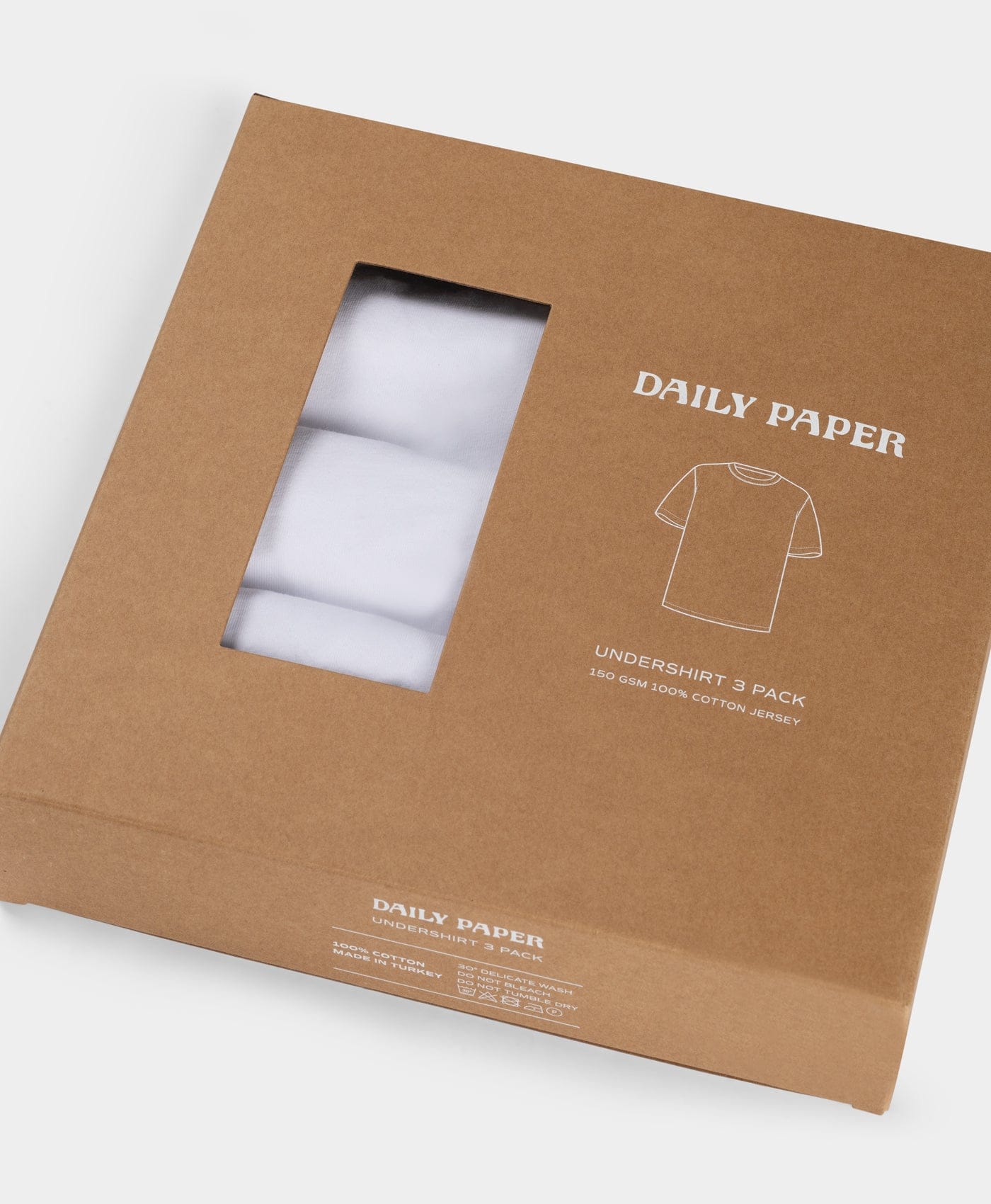 White 3 Pack Undershirt