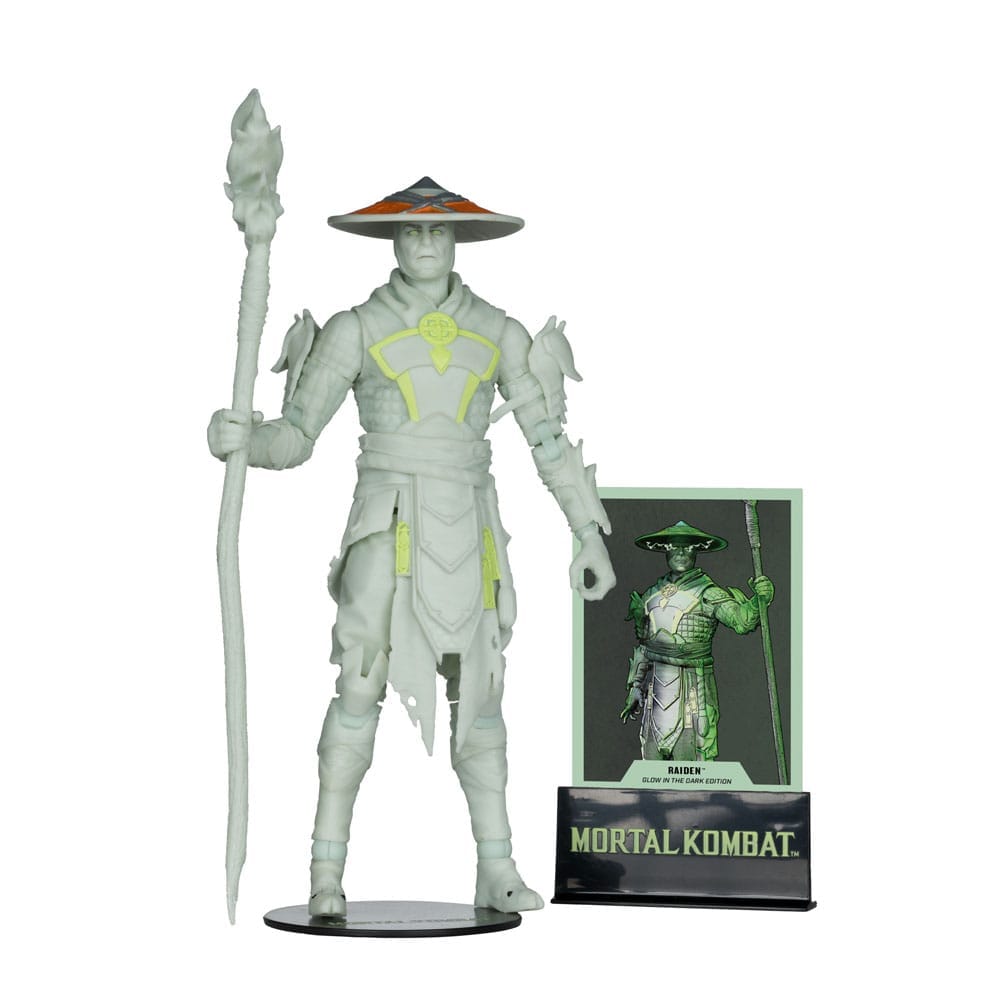 Mcfarlane Mortal Kombat Action Figure Glow in the Dark Edition Raiden (Gold Label) 18 cm