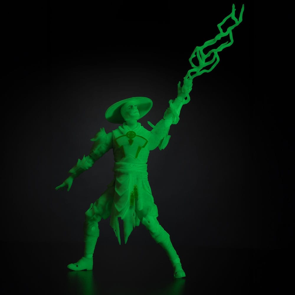 Mcfarlane Mortal Kombat Action Figure Glow in the Dark Edition Raiden (Gold Label) 18 cm
