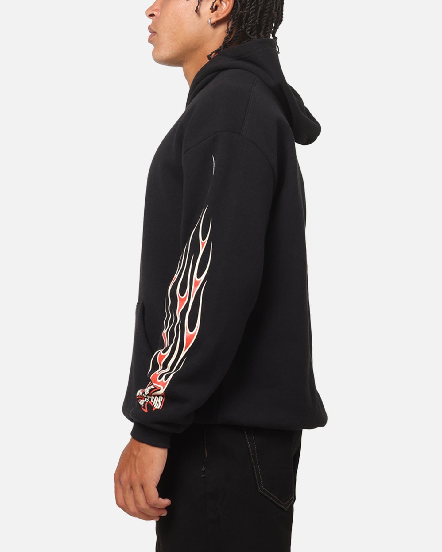 WEST COAST Choppers Forever Flames Hoodie Black