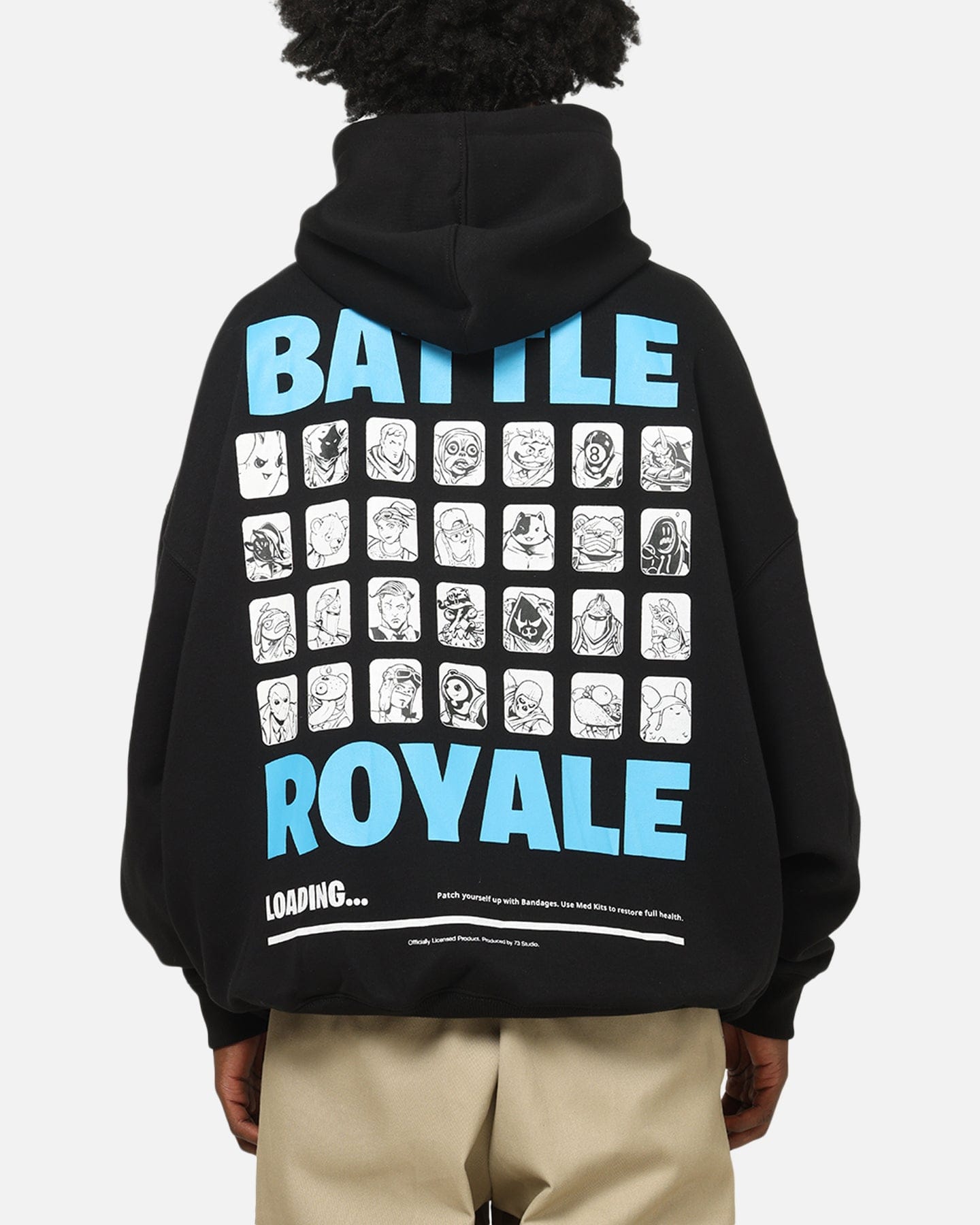 73studio x Fortnite Battle Royale Hoodie Black
