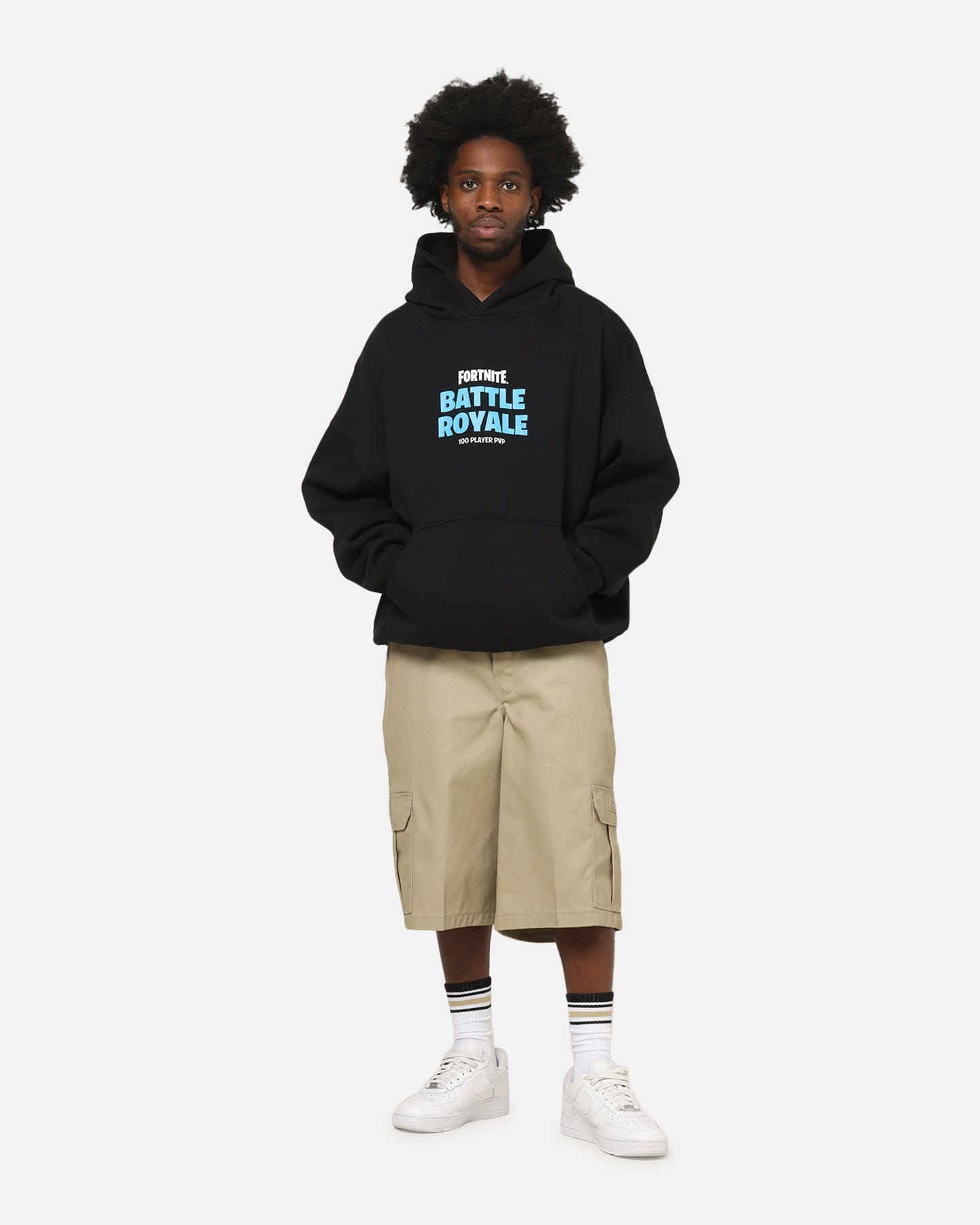 73studio x Fortnite Battle Royale Hoodie Black