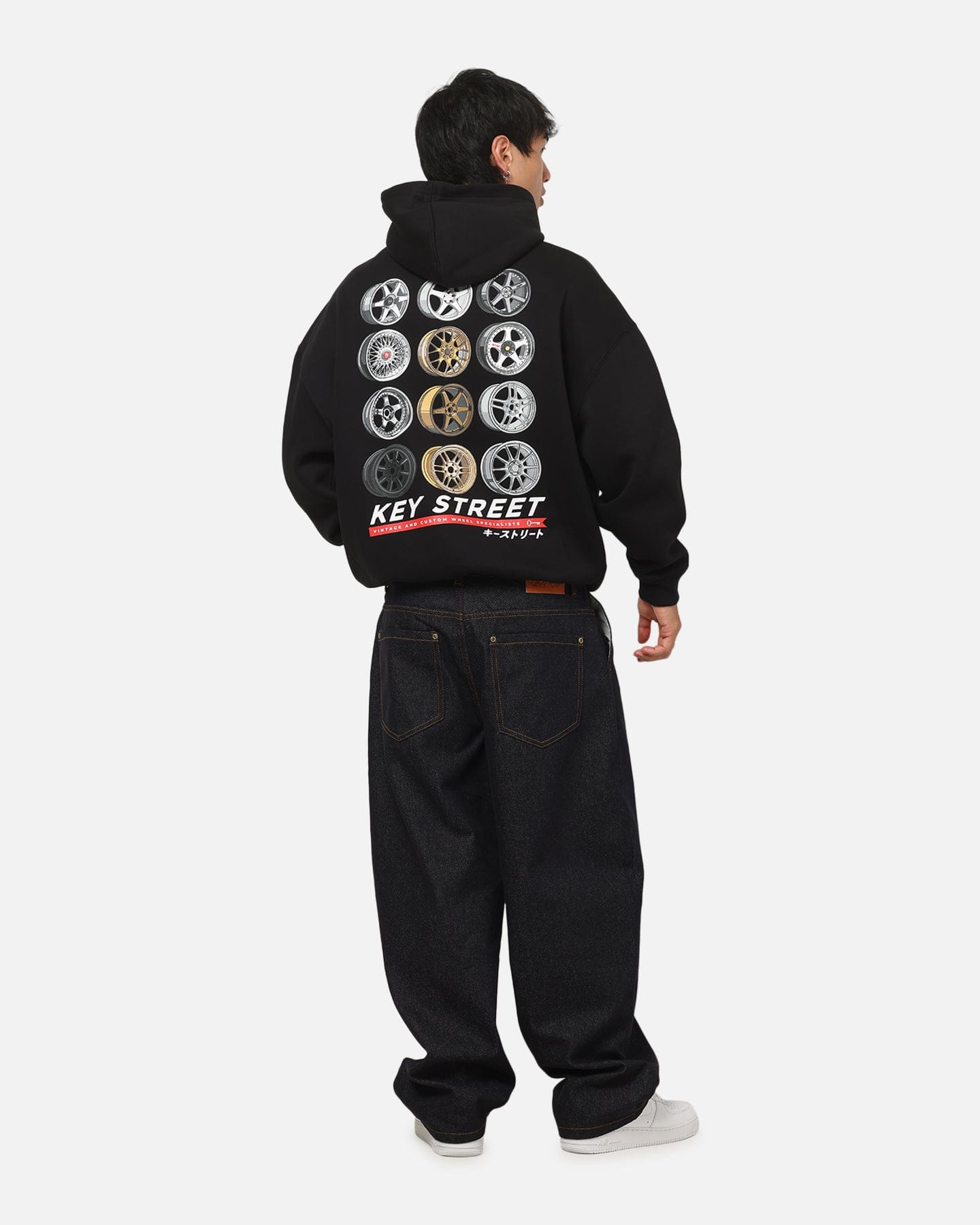 KEY Street Wheels Hoodie Black