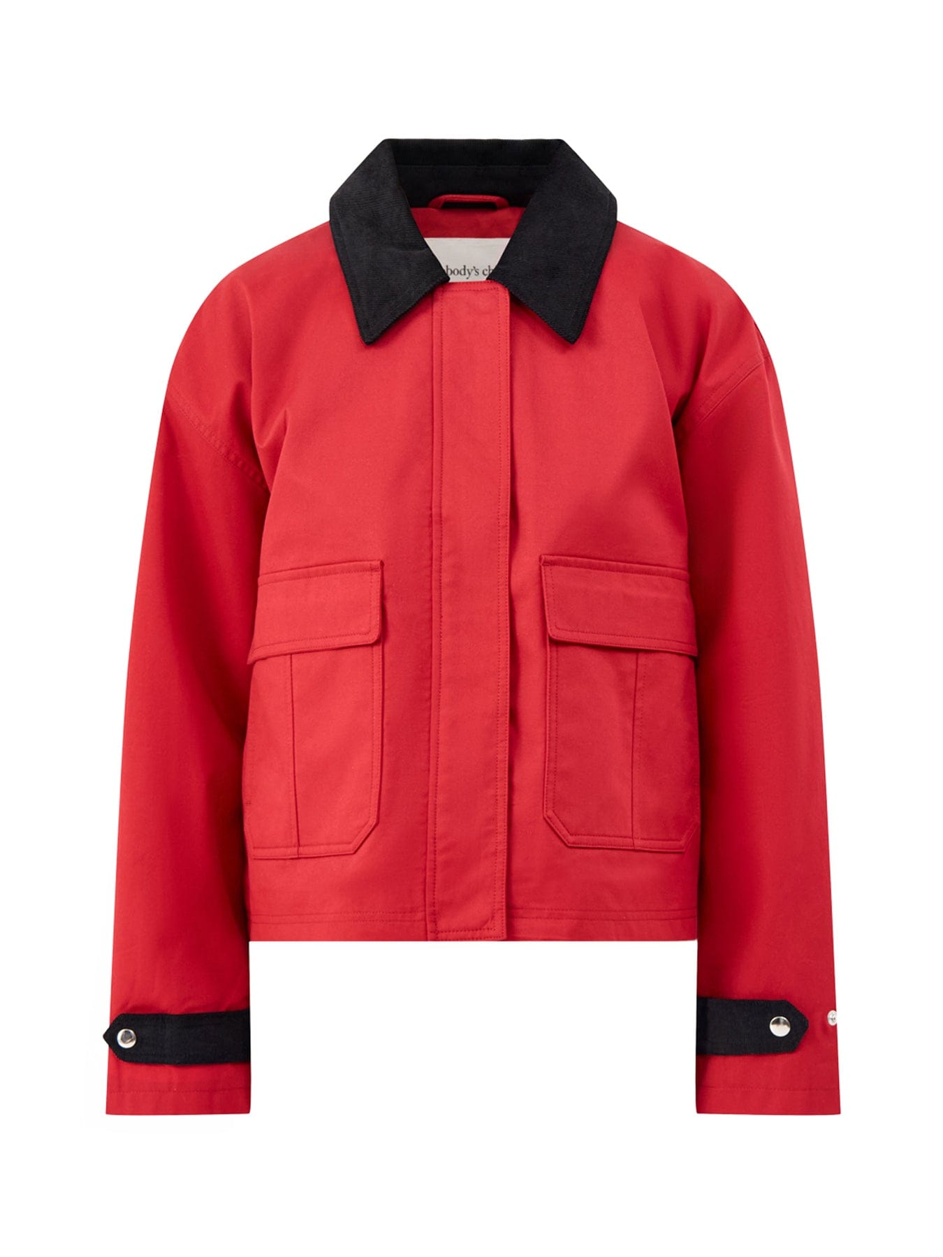 Nobody's Child Cropped Freddie Barn Jacket Red