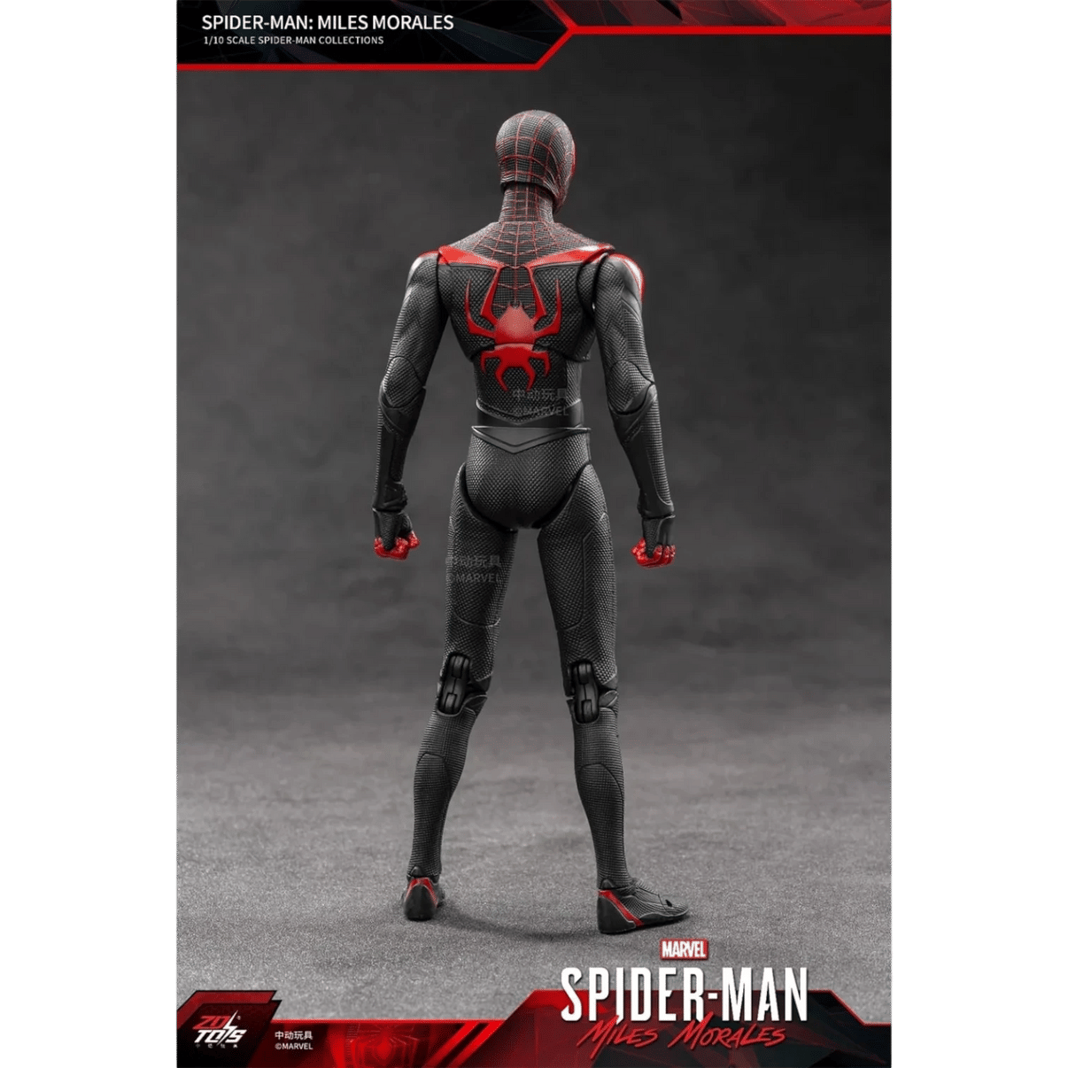 ZD Toys Spiderman Miles Morales Action Figure 1/10 Action Figure