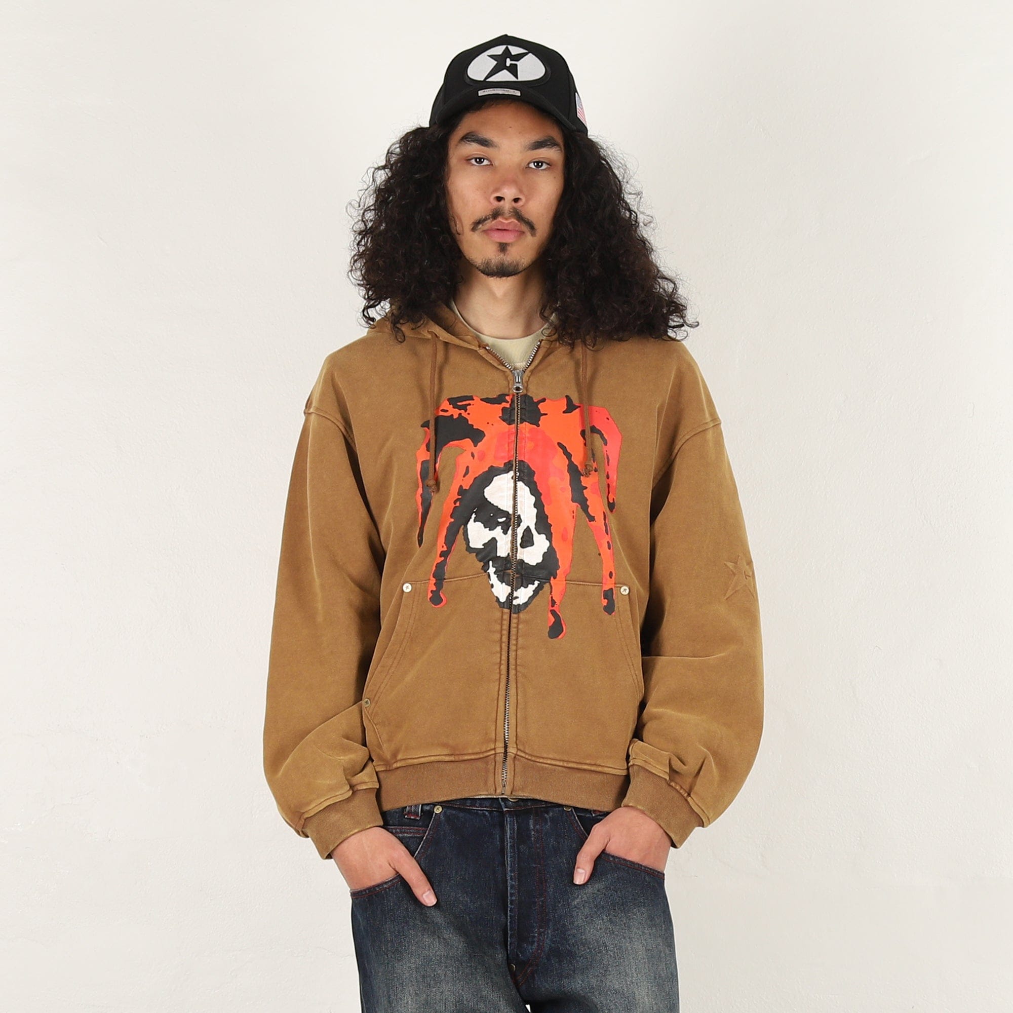 Carpet Jester Hoodie - Brown