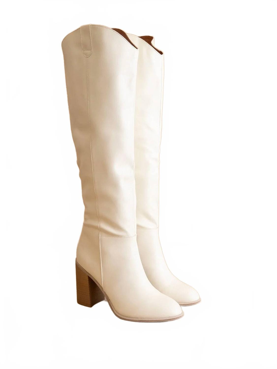 WHITE* Women's The Stephanie Knee - High Boot In White