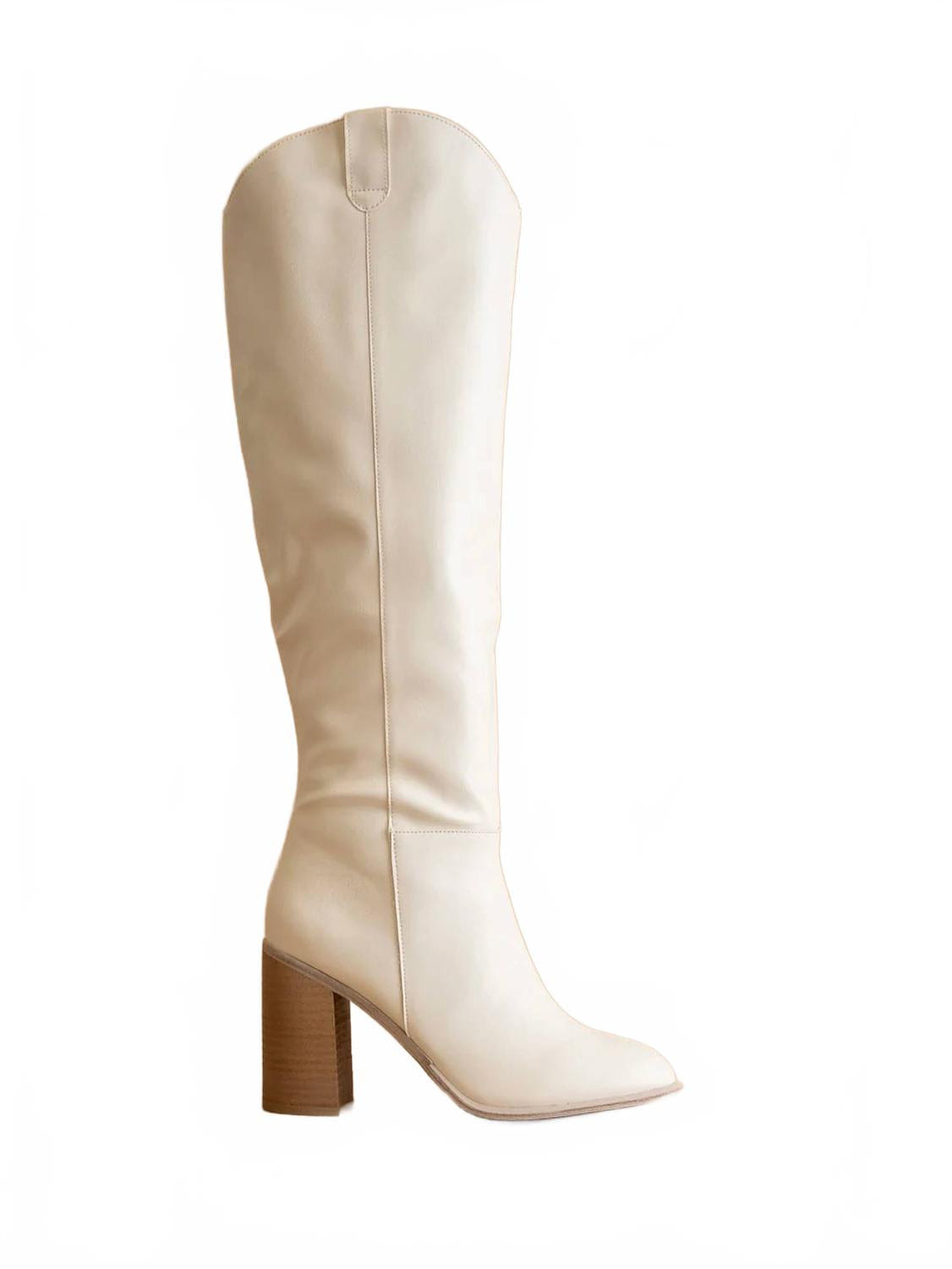 WHITE* Women's The Stephanie Knee - High Boot In White