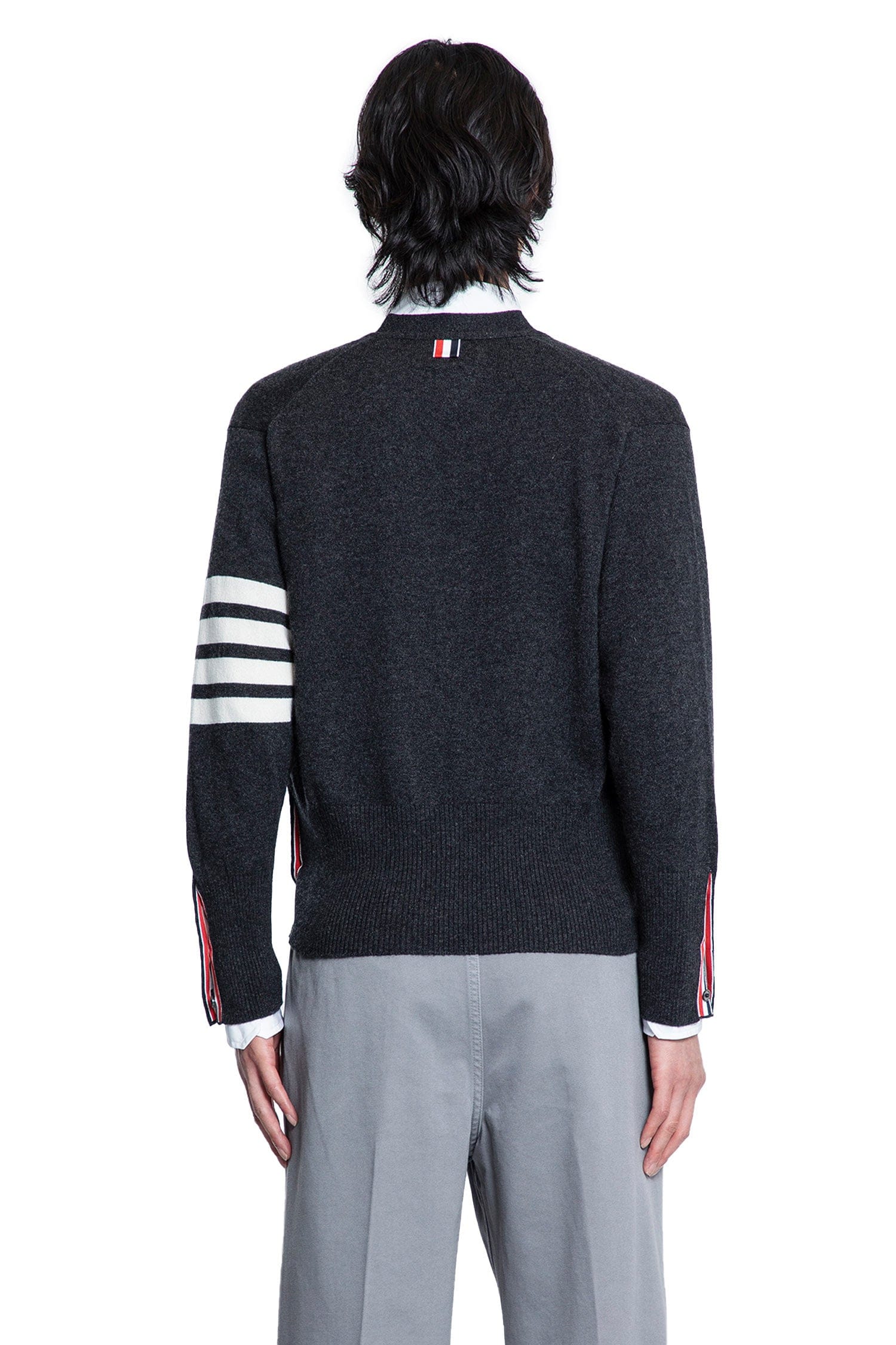 THOM Browne Classic Short 4 - Bar Cardigan