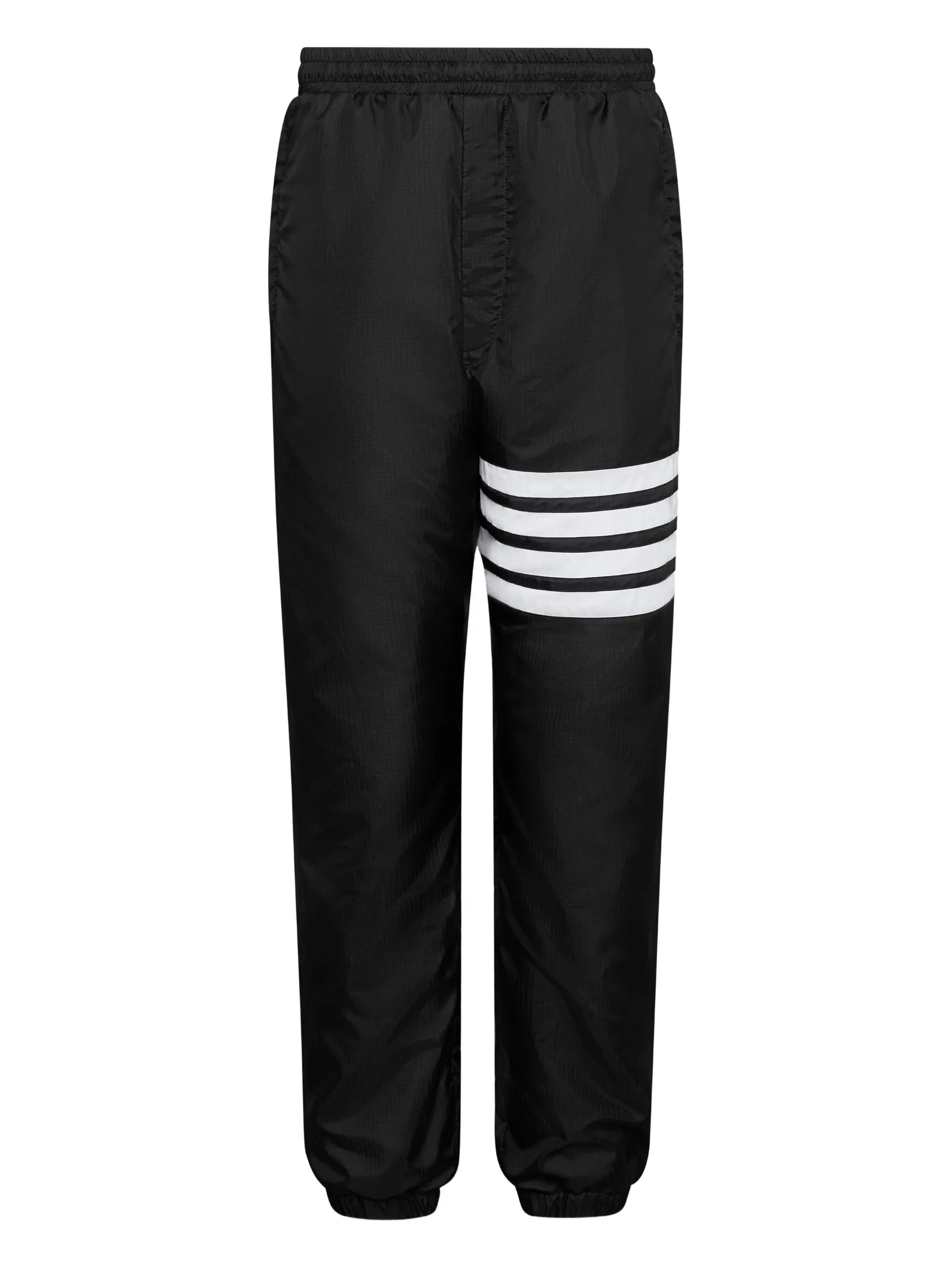 Thom Browne ripstop 4 - Bar track pants