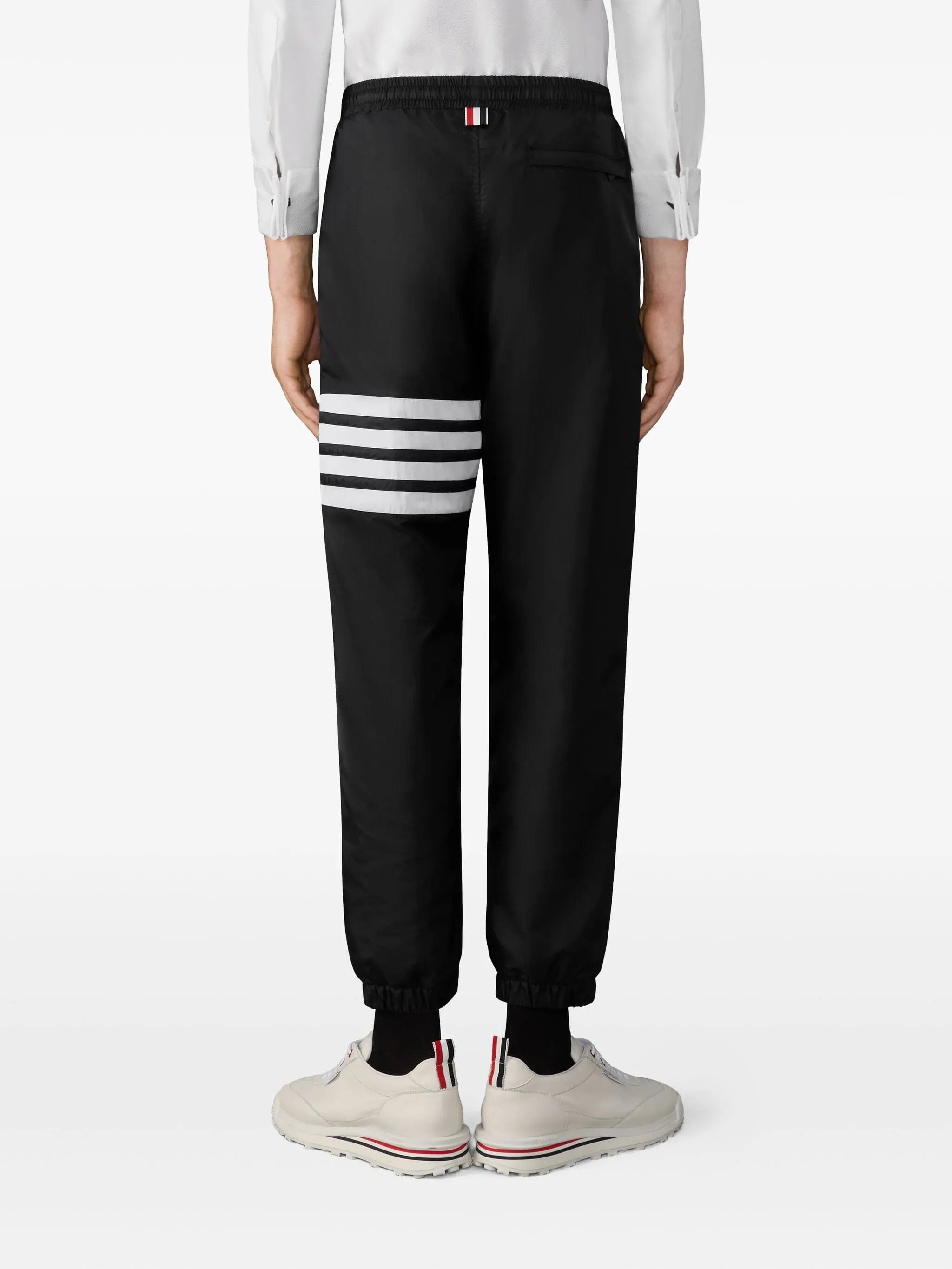 Thom Browne ripstop 4 - Bar track pants