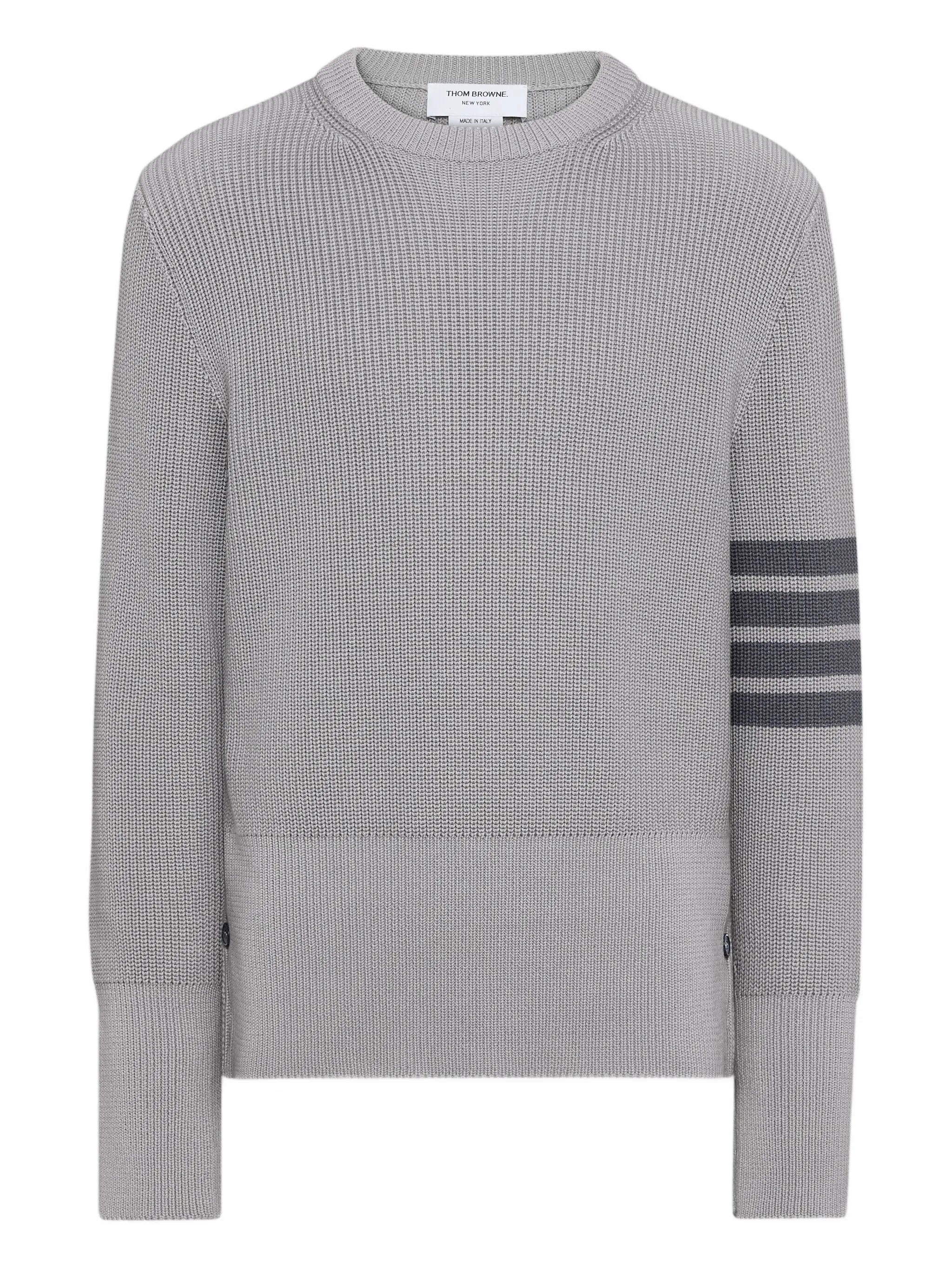 Thom Browne cardigan stitch 4 - Bar pullover