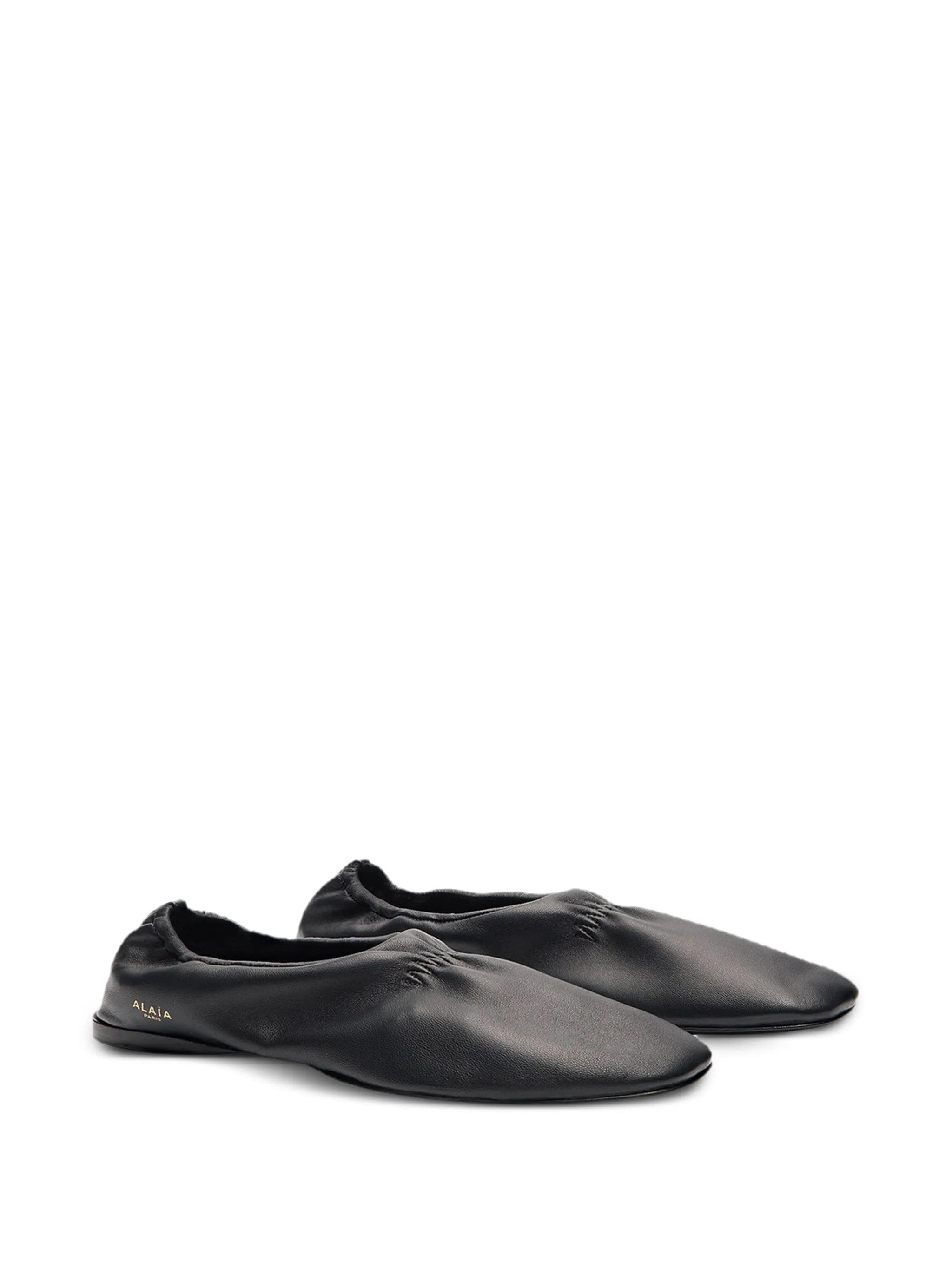 Alaïa leather ballet flats
